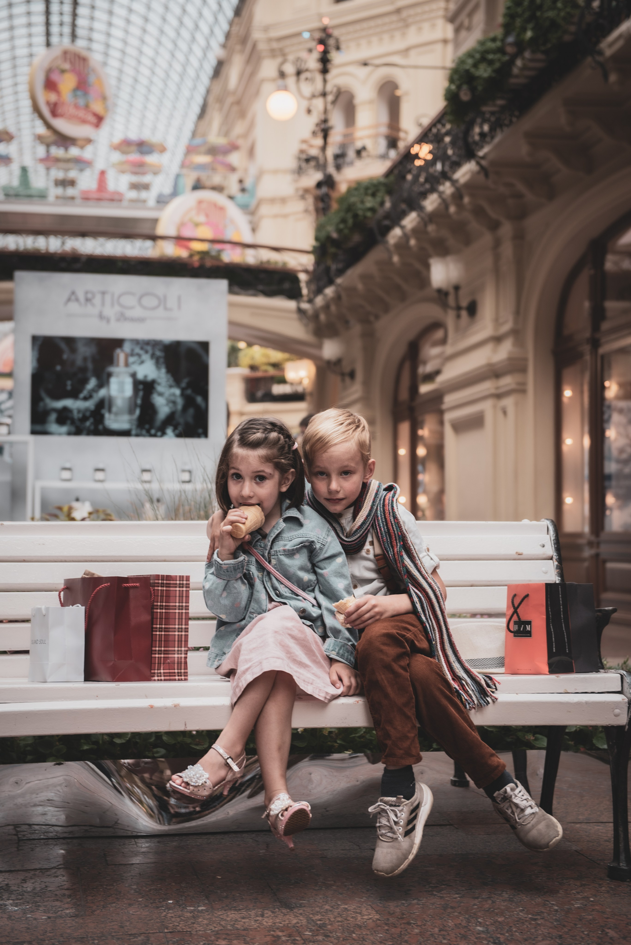 Детская фотосессия в ГУМе. Анна Боровикова, фотограф Пушкино