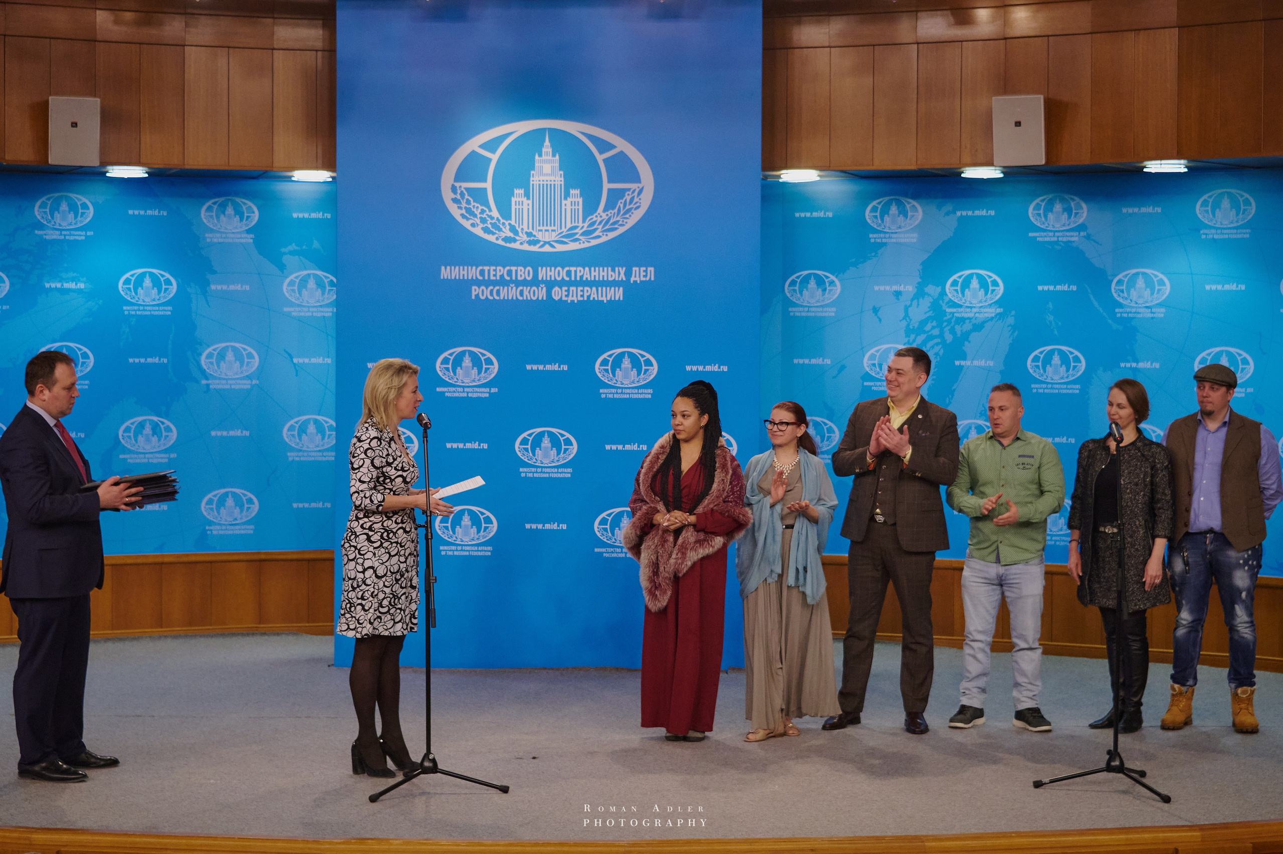 Презентация киноленты «Black to USSR». Фотограф Роман Адлер