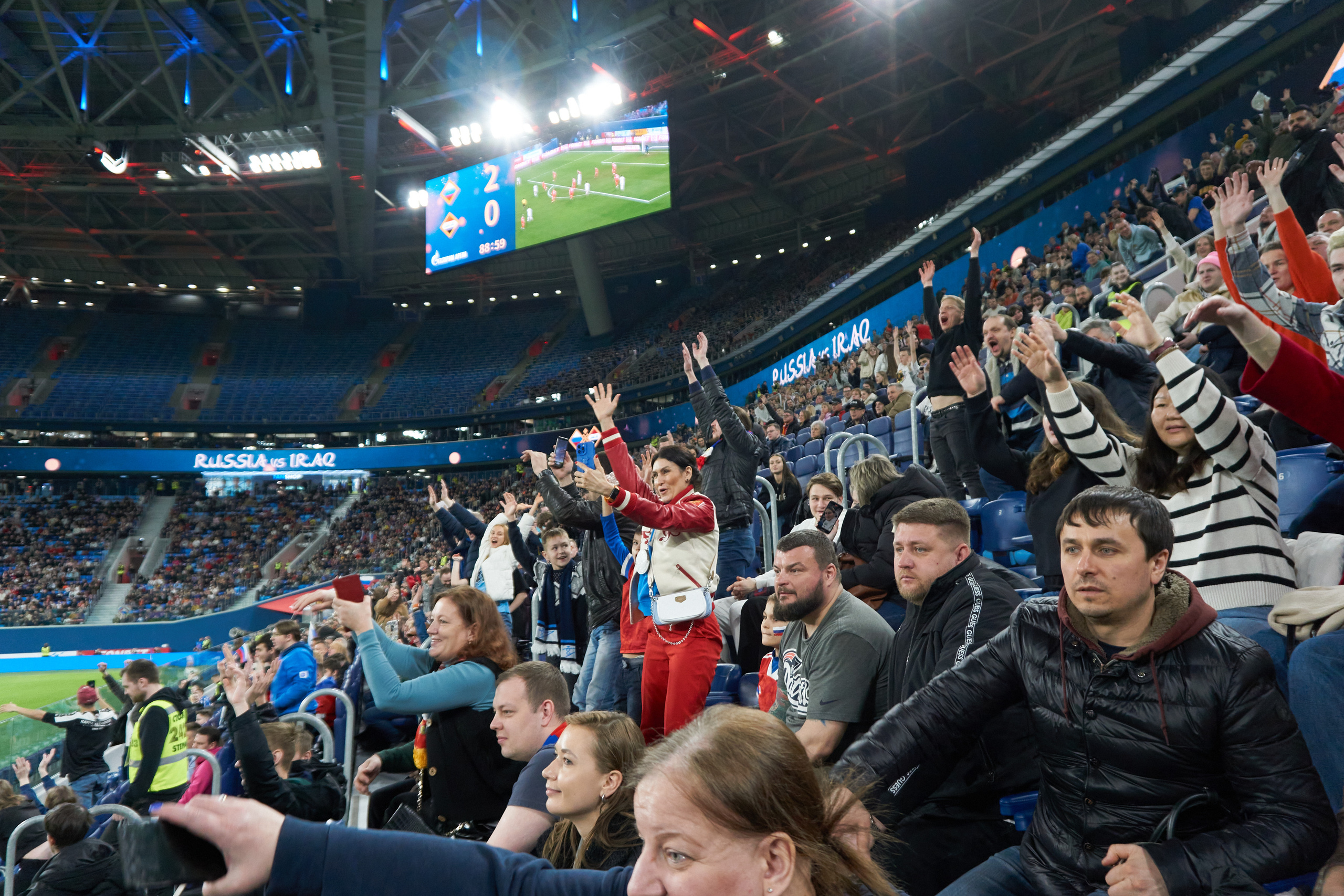 Товарищеский матч по футболу Россия — Иран. Событийный фотограф в Санкт — Петербурге Elena Ushakova