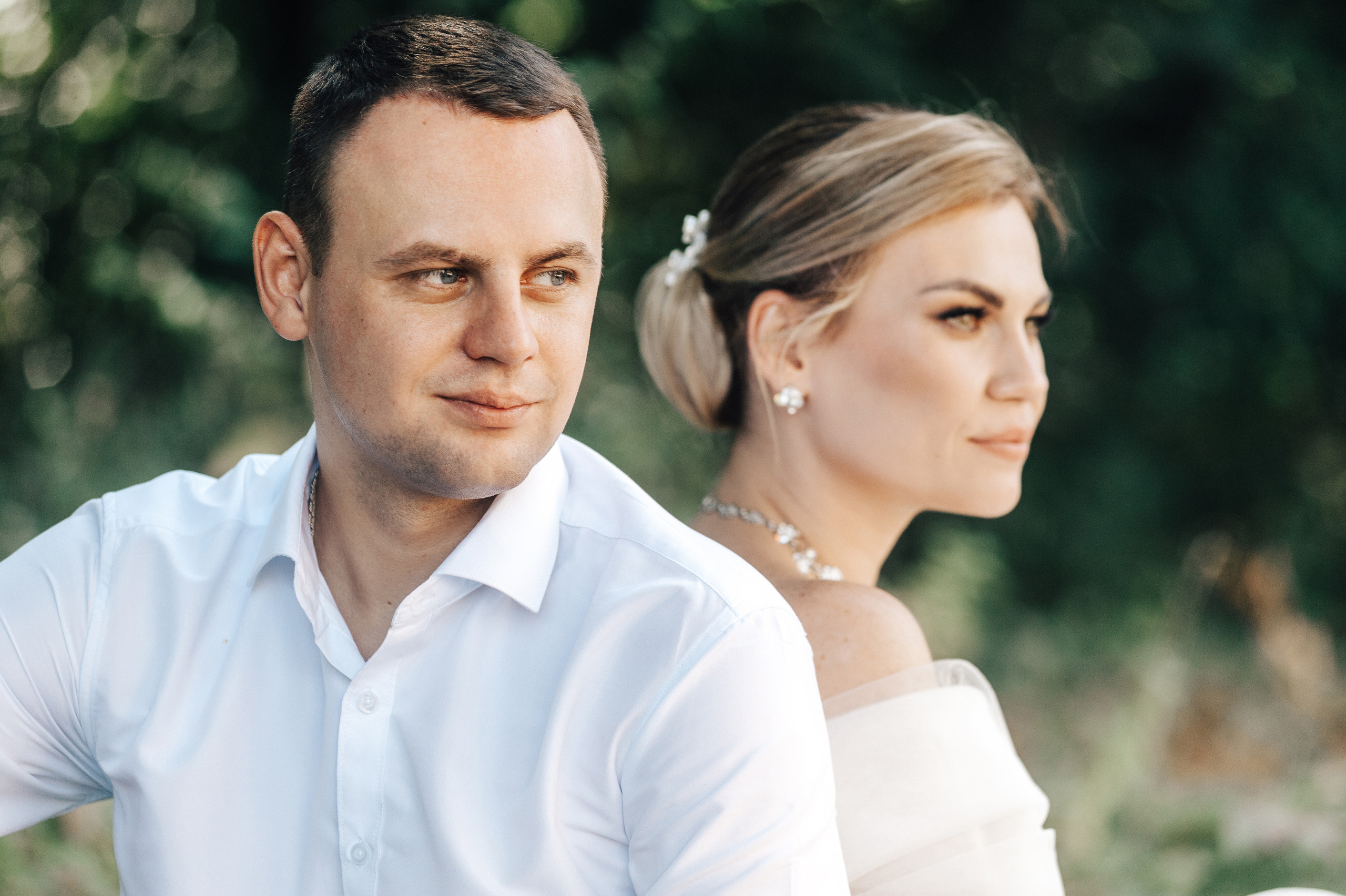 Летняя свадебная фотосессия Анастасии и Павла в Царицино. Семейный фотограф в Москве Елена Снегирева