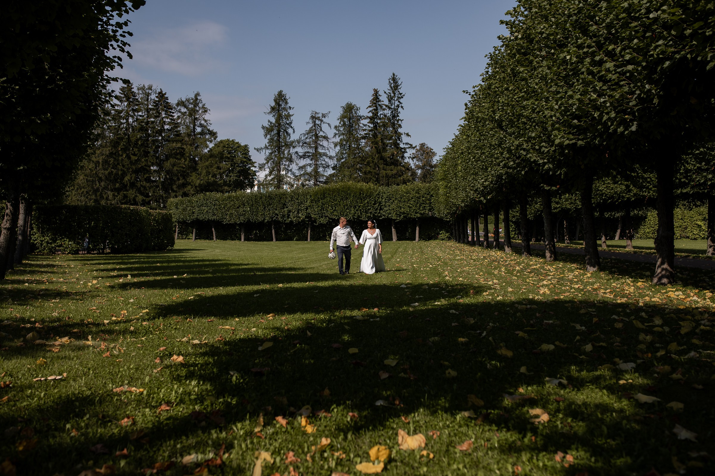 Анатолий и Анастасия, прогулка в парке Пушкина. Свадебный и семейный фотограф в Колпино и СПб Юлия Папанова