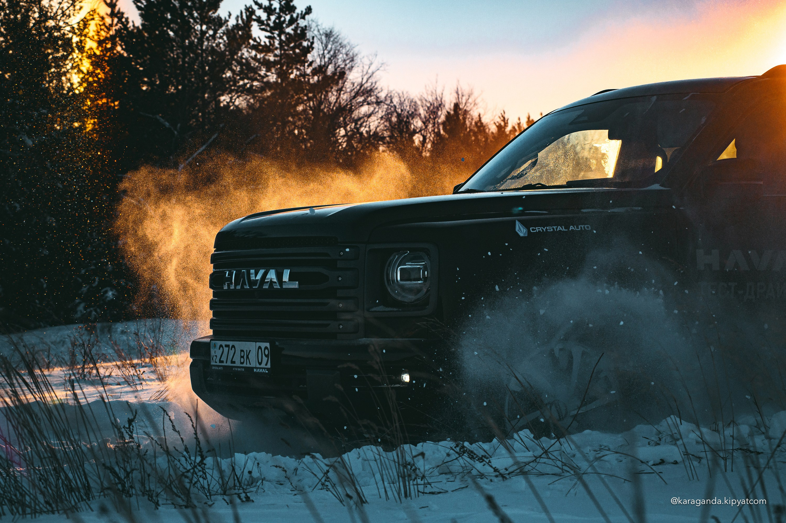 Зимний заезд на HAVAL H9. Кипятком Караганда