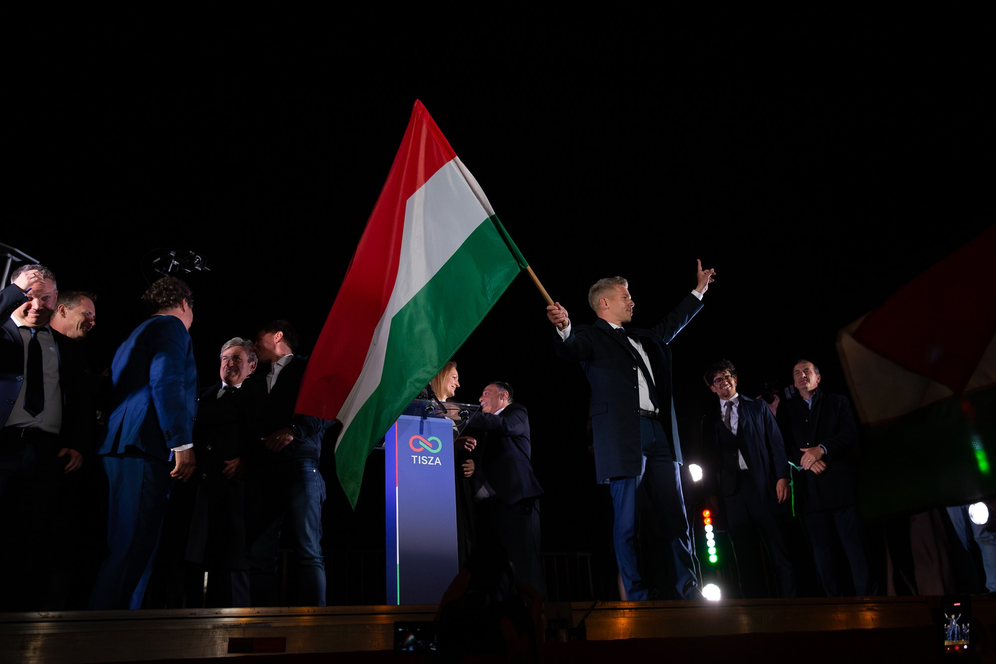 TISZA Victory Night, Hungary 2026. Photographer in Budapest — Yura Knyazev
