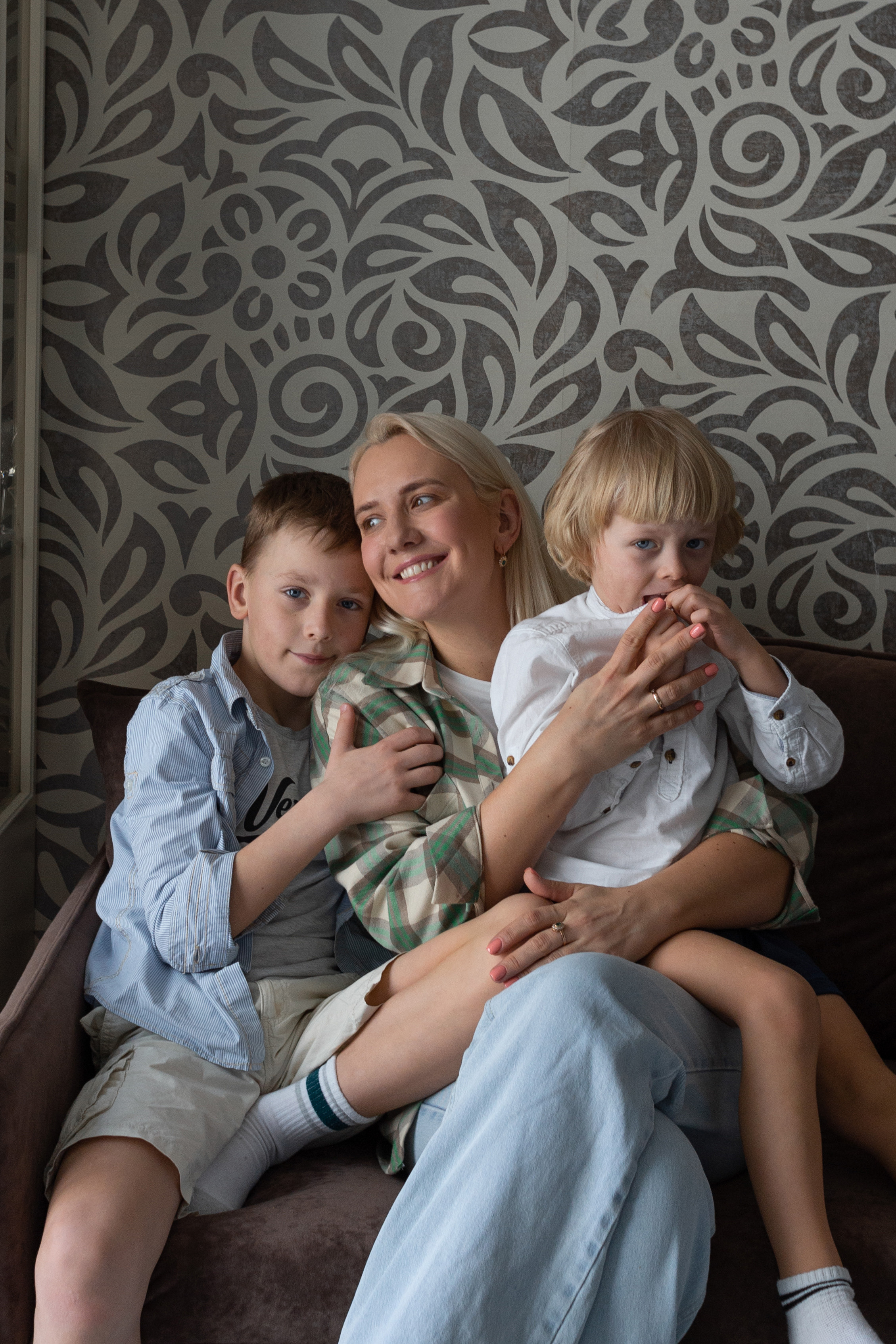 Домашняя семейная фотосессия для Маргариты, Кирилла и Артема. Фотограф в Минске Екатерина Тузова
