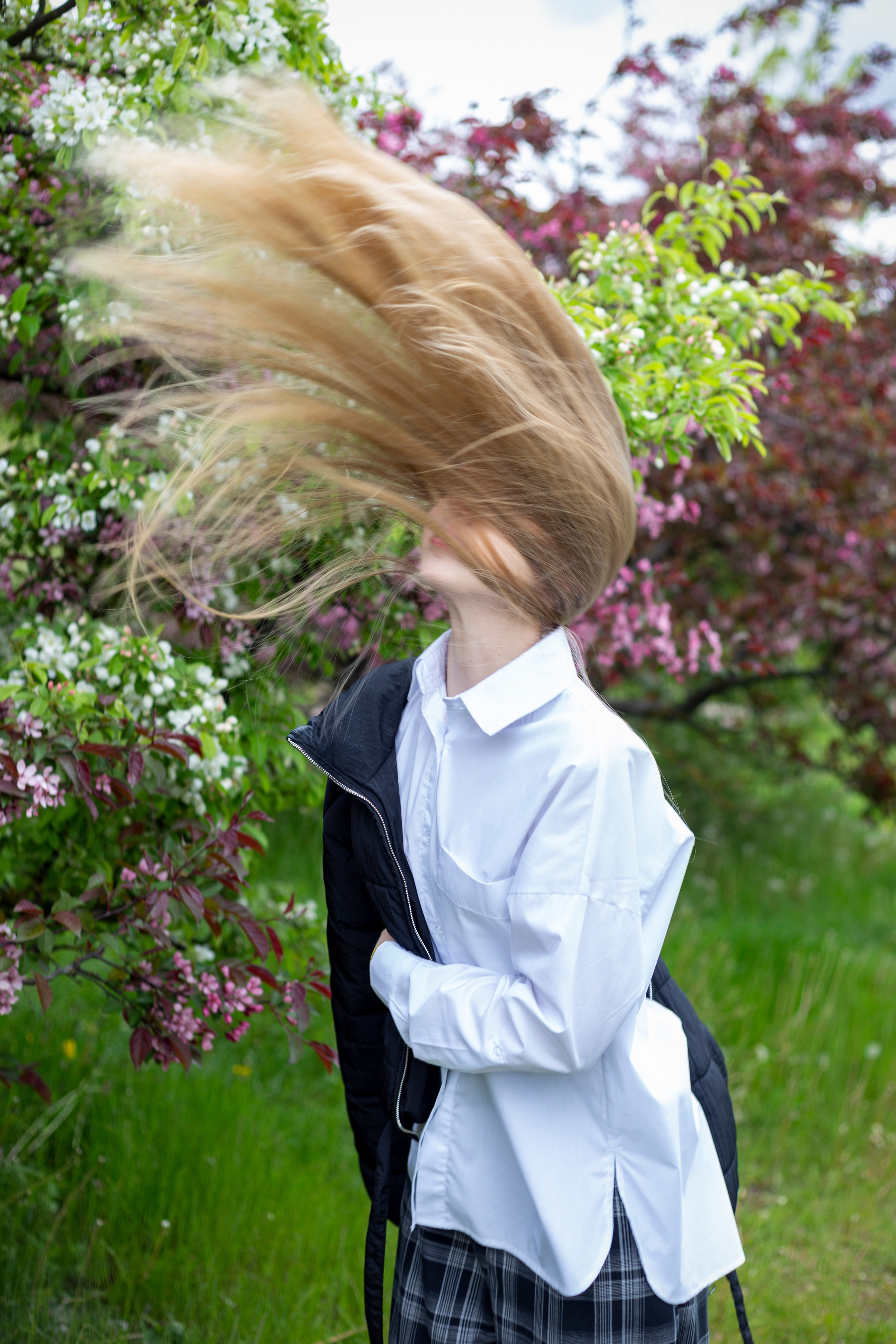 Взмах волосами, фотосессия для девушки, Минск