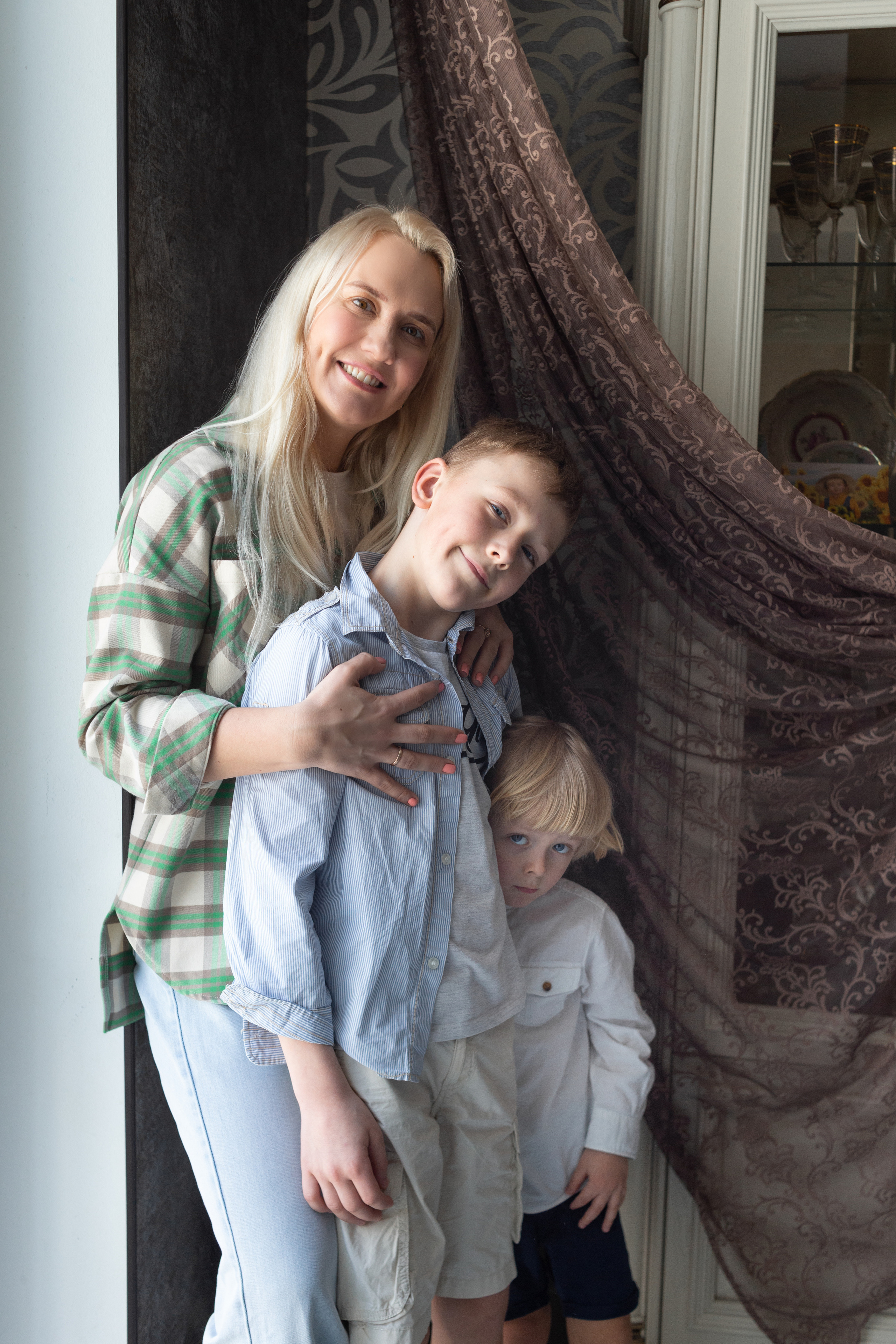 Домашняя семейная фотосессия для Маргариты, Кирилла и Артема. Фотограф в Минске Екатерина Тузова