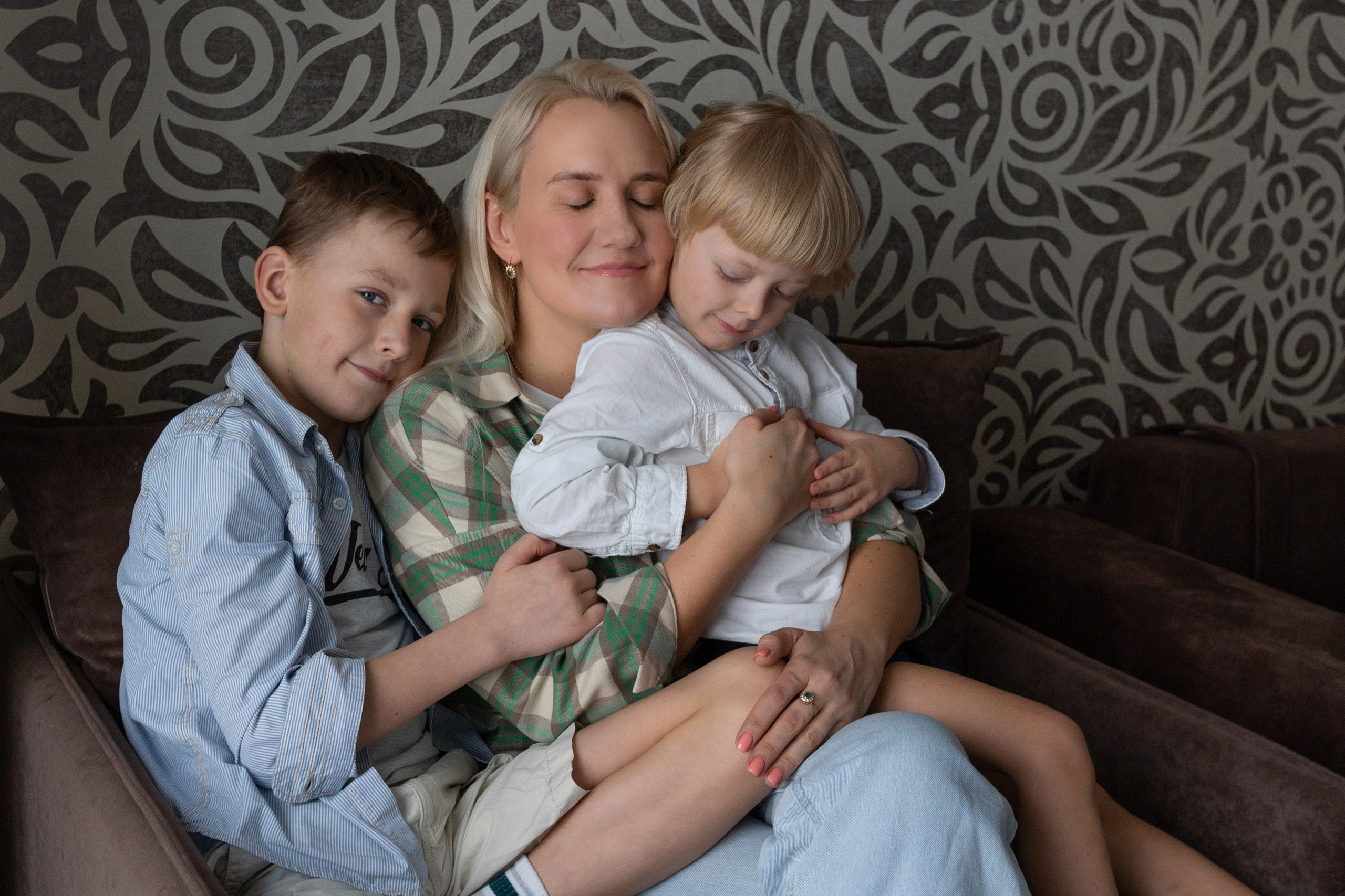 Домашняя семейная фотосессия для Маргариты, Кирилла и Артема. Фотограф в Минске Екатерина Тузова