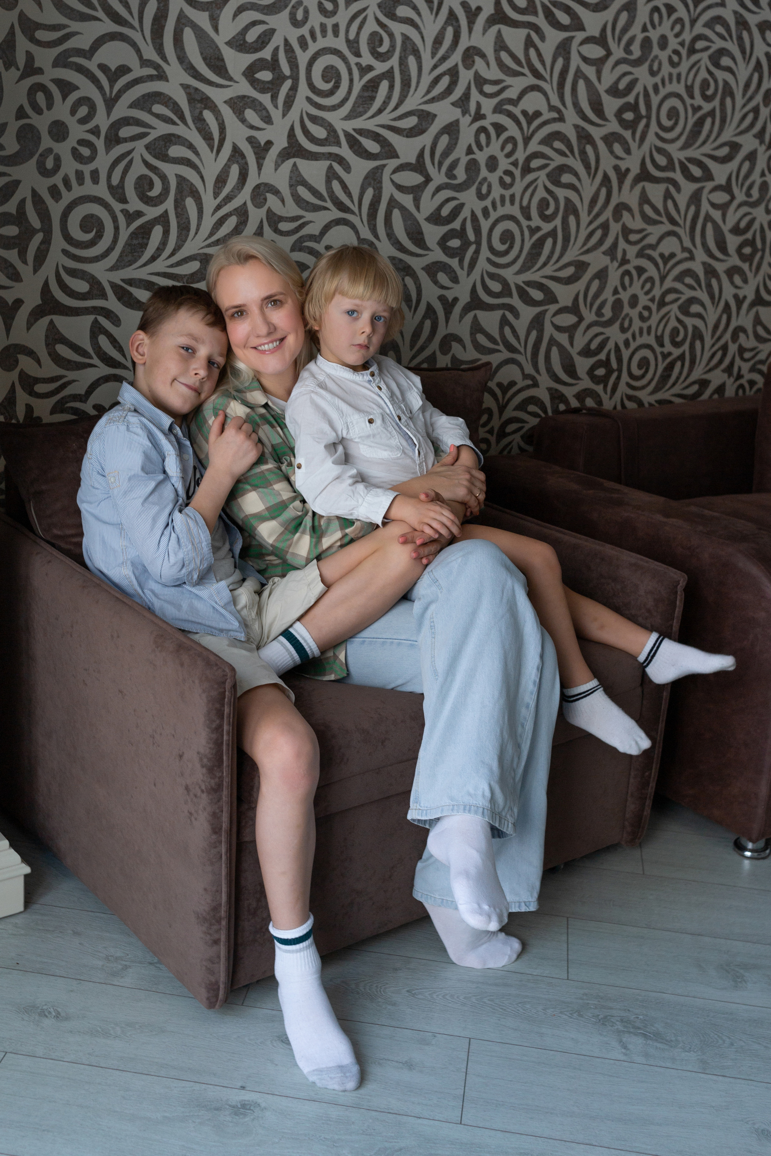 Домашняя семейная фотосессия для Маргариты, Кирилла и Артема. Фотограф в Минске Екатерина Тузова