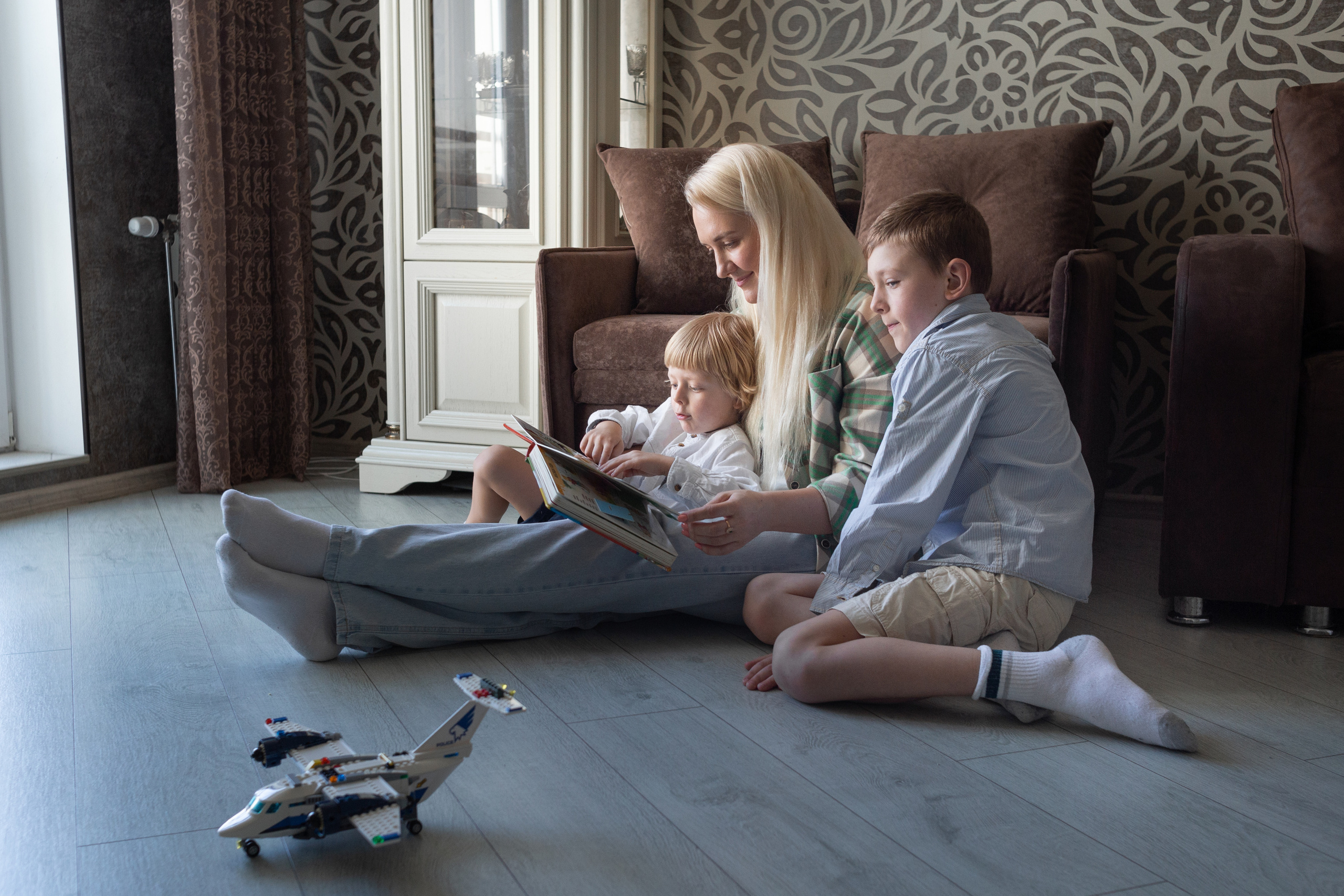 Домашняя семейная фотосессия для Маргариты, Кирилла и Артема. Фотограф в Минске Екатерина Тузова