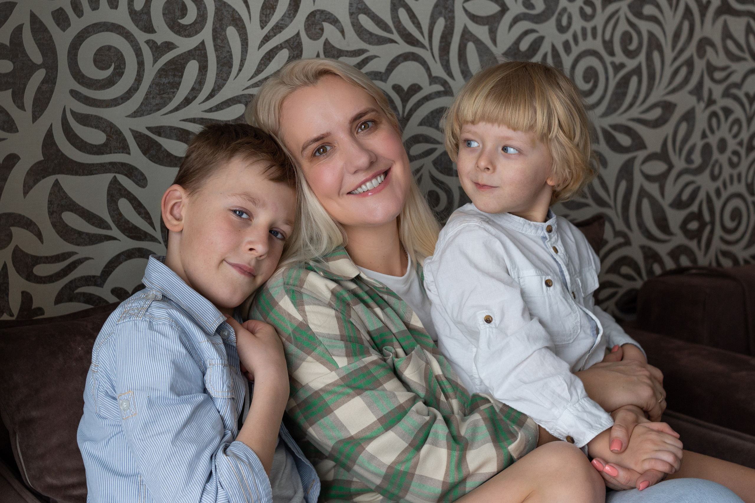 Домашняя семейная фотосессия для Маргариты, Кирилла и Артема. Фотограф в Минске Екатерина Тузова