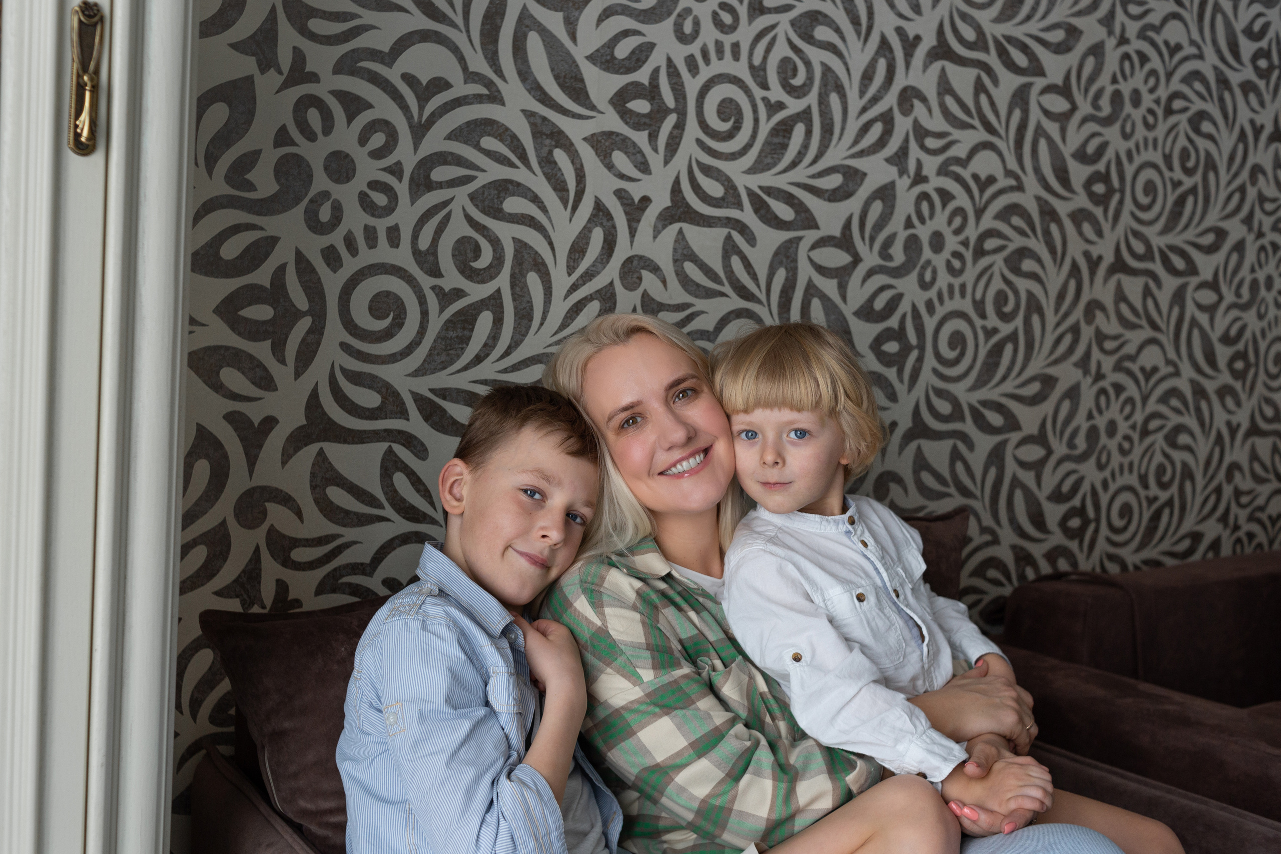 Домашняя семейная фотосессия для Маргариты, Кирилла и Артема. Фотограф в Минске Екатерина Тузова