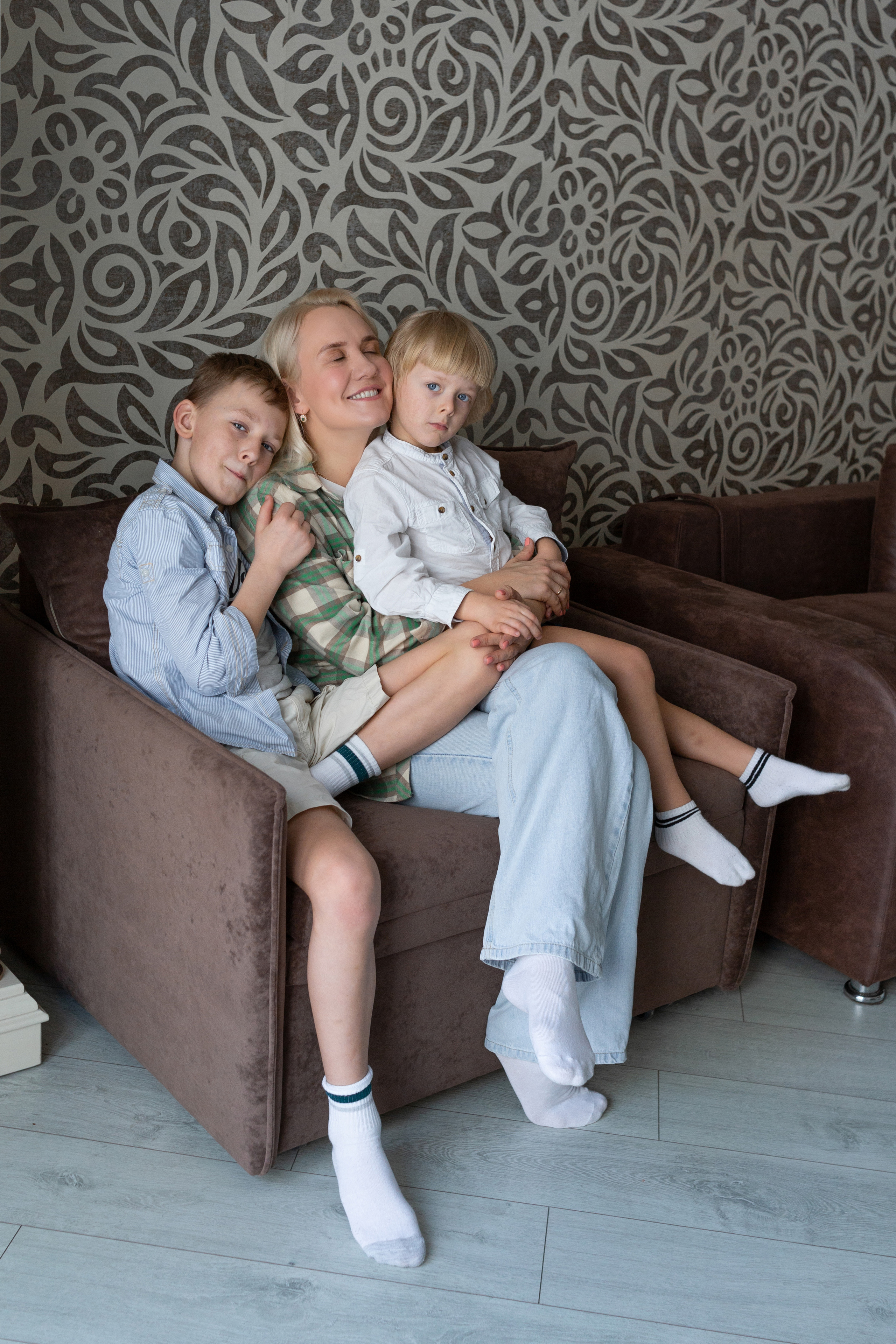 Домашняя семейная фотосессия для Маргариты, Кирилла и Артема. Фотограф в Минске Екатерина Тузова