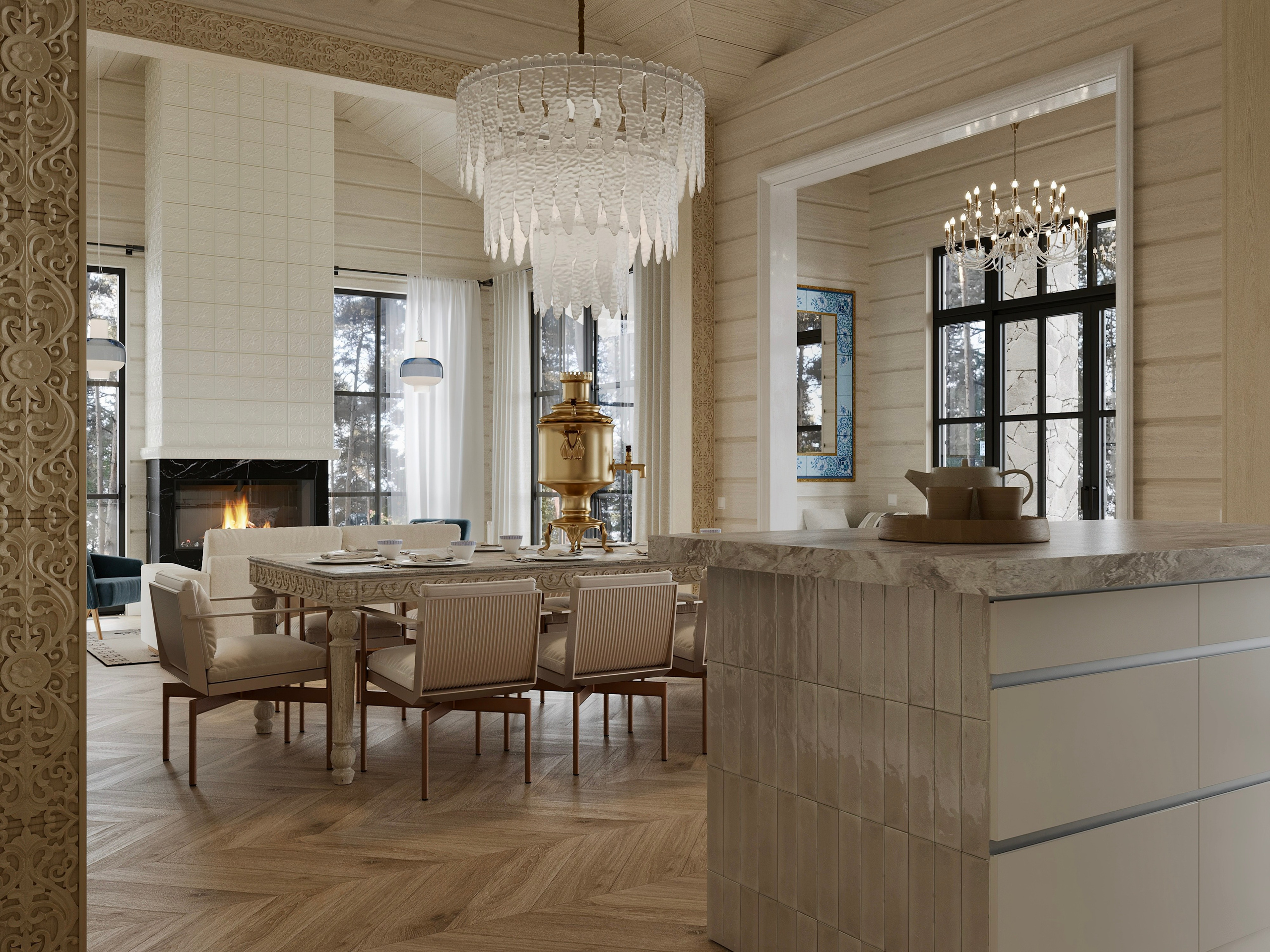 Демидково. 3D Визуализация интерьера