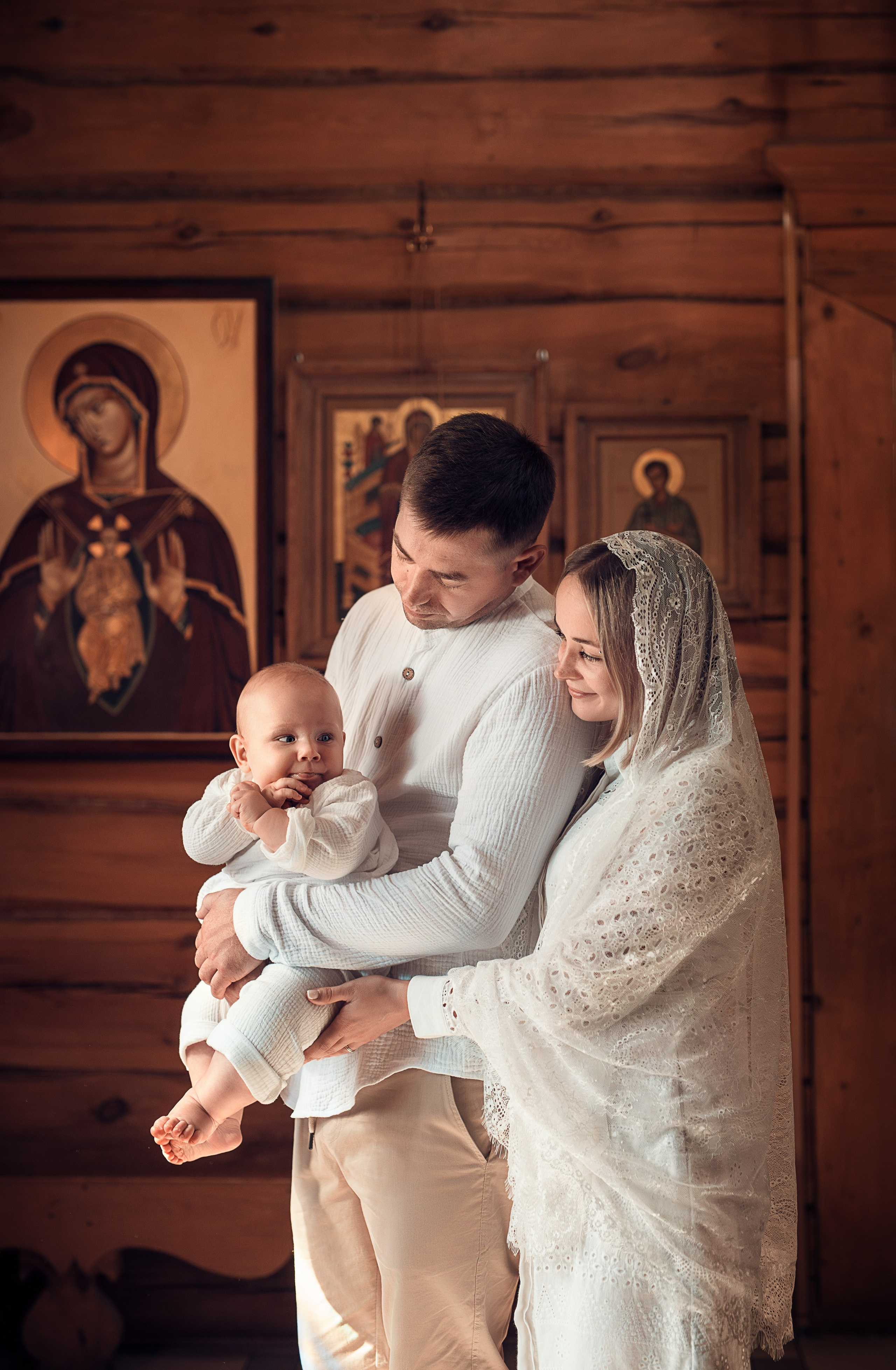 Фотосъемка крещения в Москве и Московской области, в Звенигороде