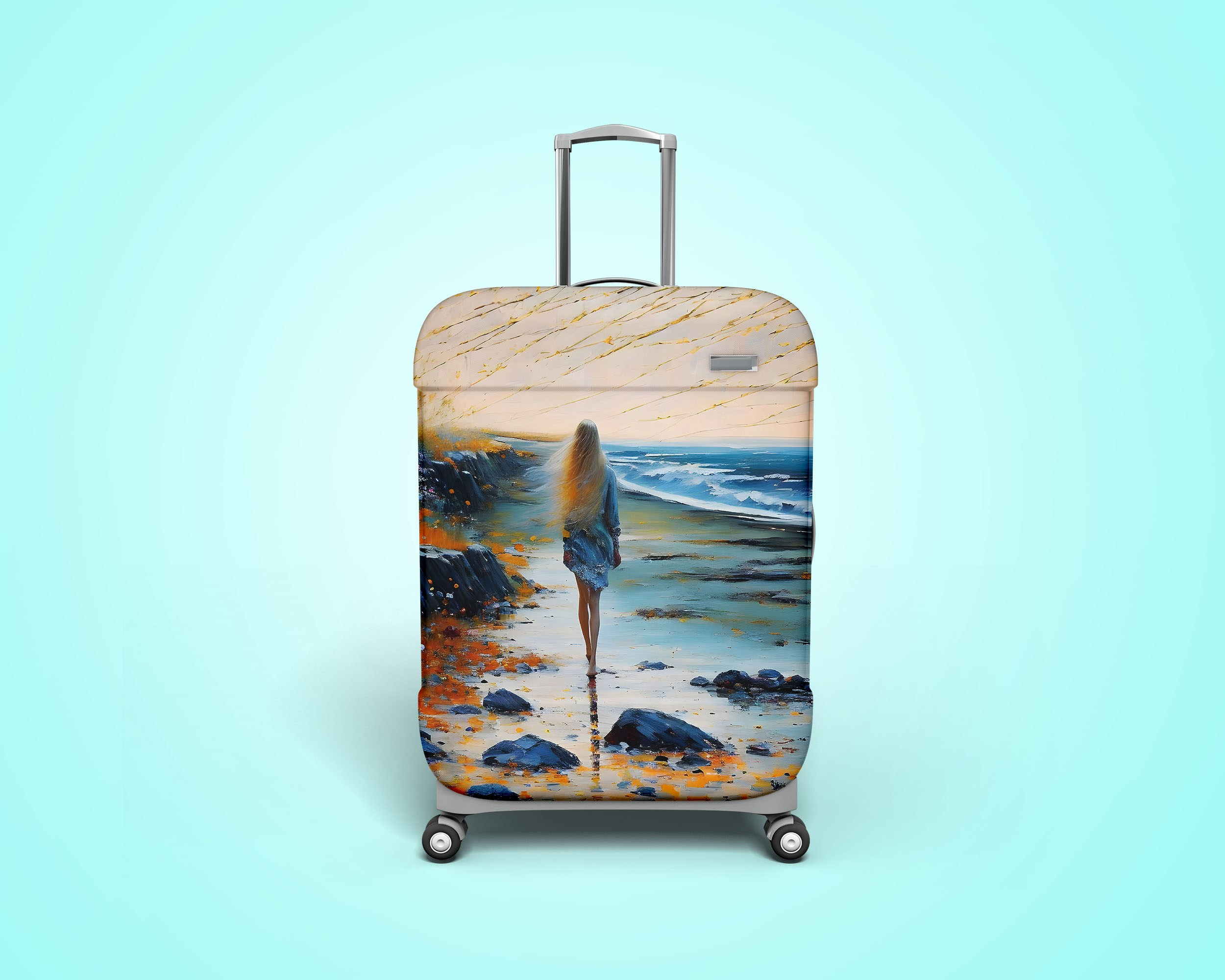 Digital painting-print for interior “Into the distance…”. AI Photo Retoucher and Image Restorer Zhanna Ognivo