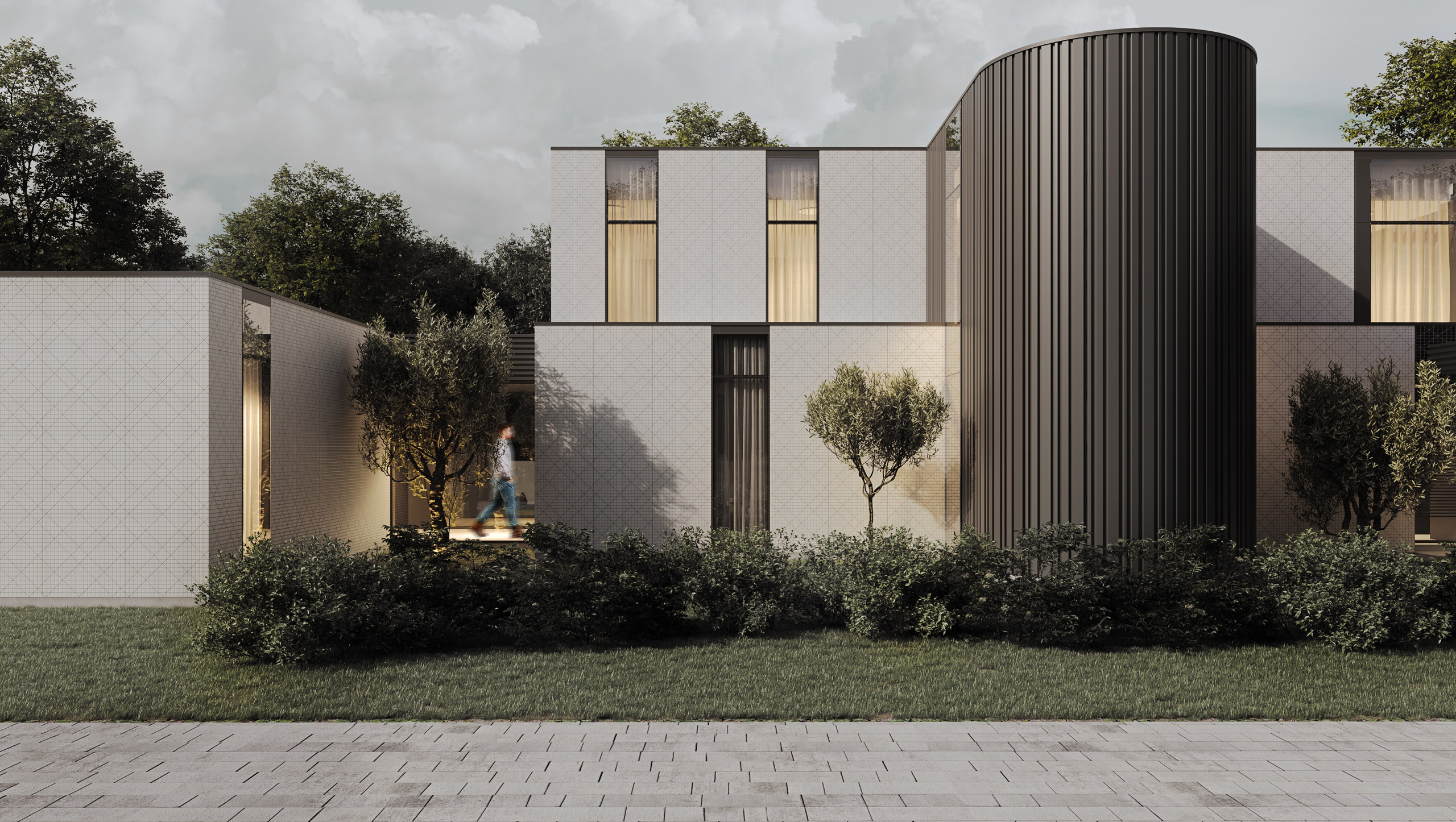 Minimalism House. Paintings by the artist Sergey Ratchin