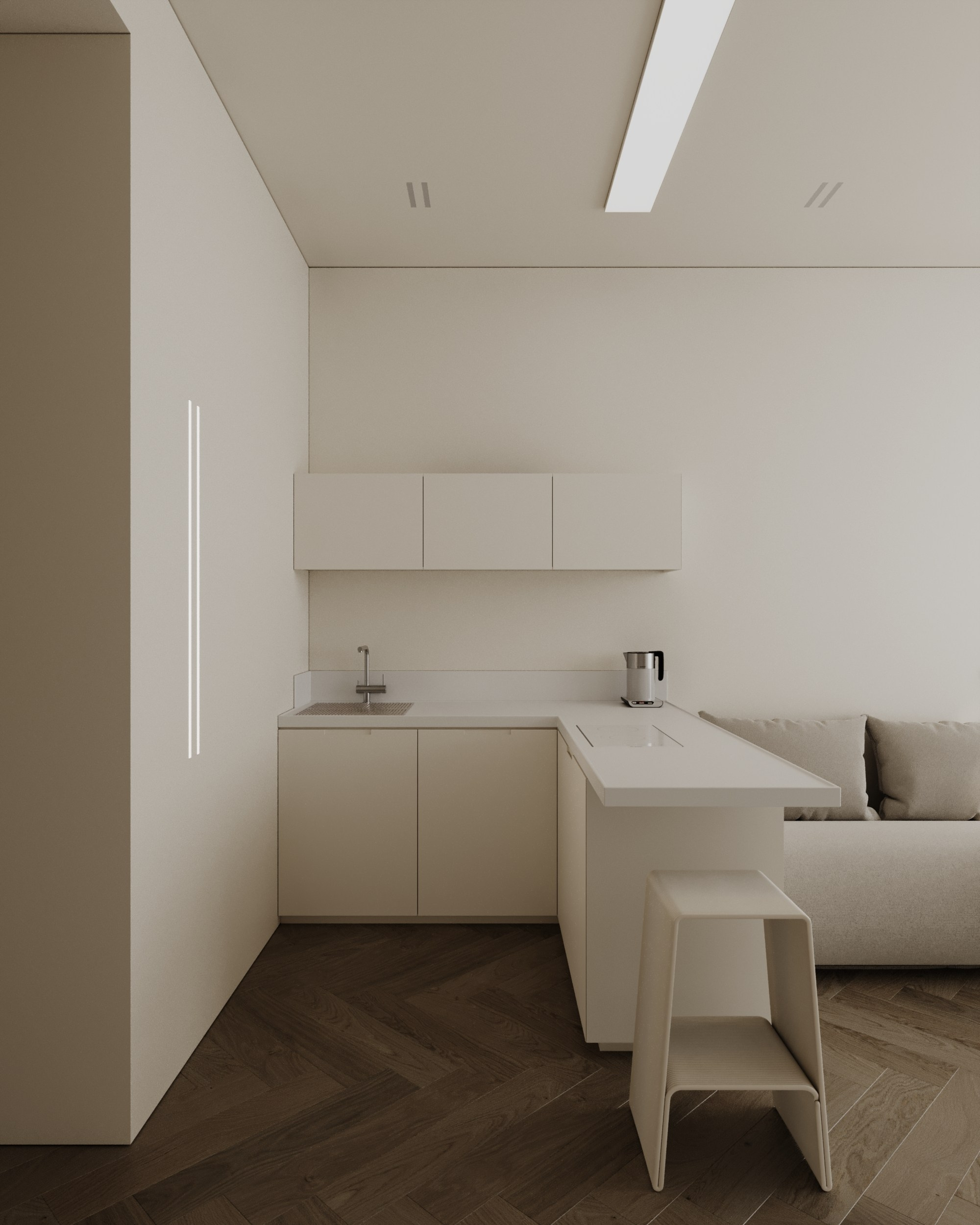 SOLE HILLS /50 sq m /23'. Интерьерное ателье numéro а