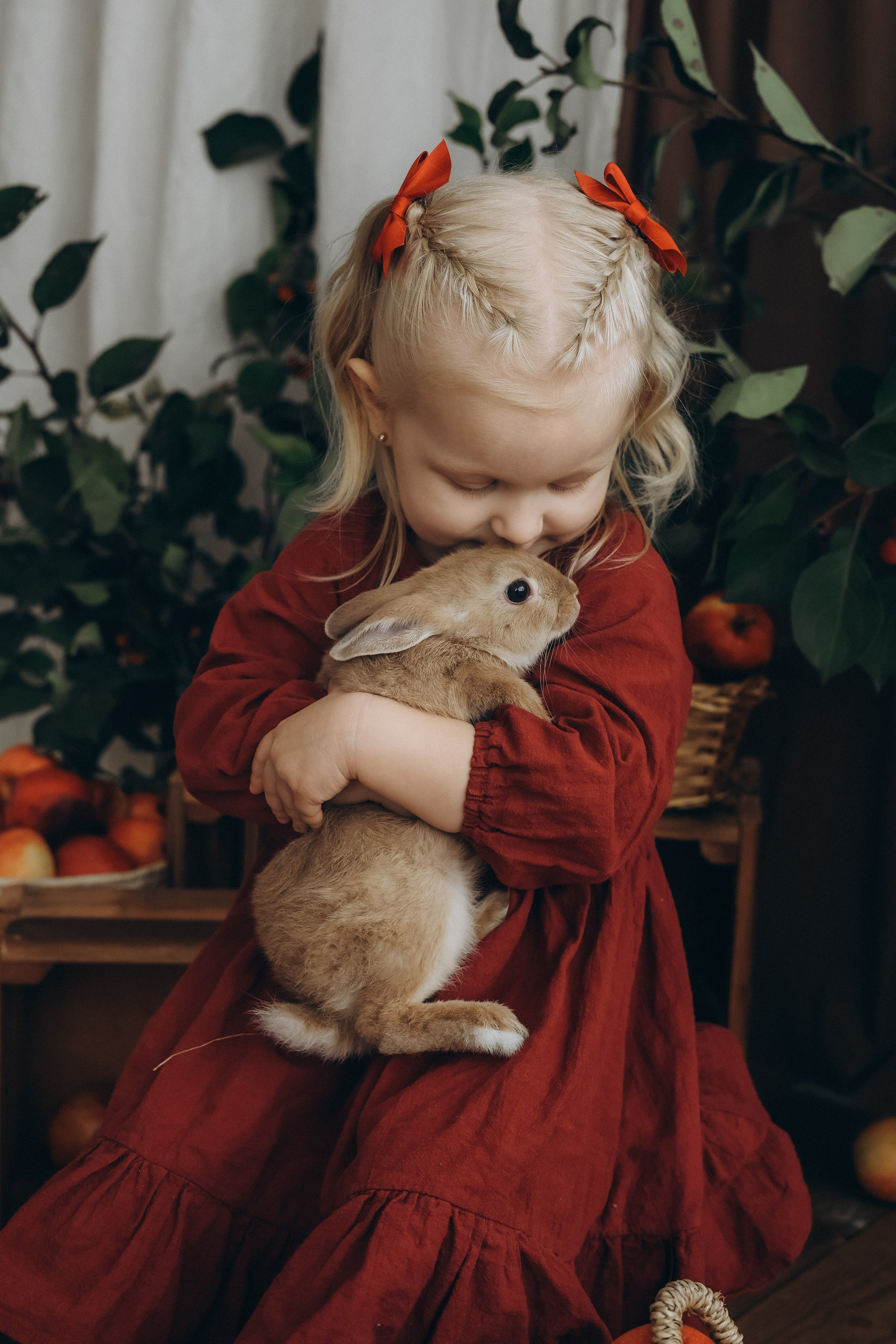 Осенний фотопроект с кроликом🐇. First-foto.ru