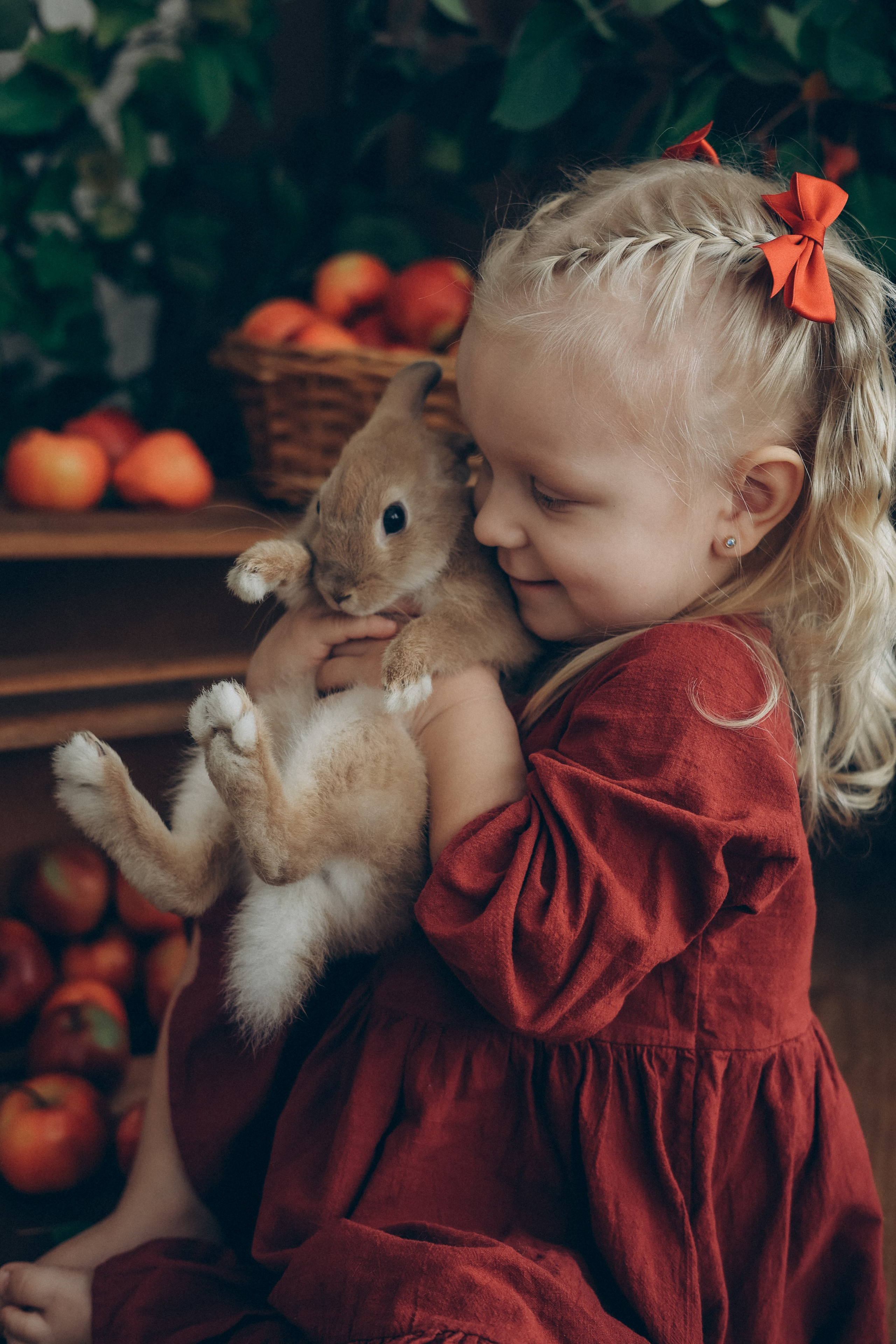 Осенний фотопроект с кроликом🐇. First-foto.ru