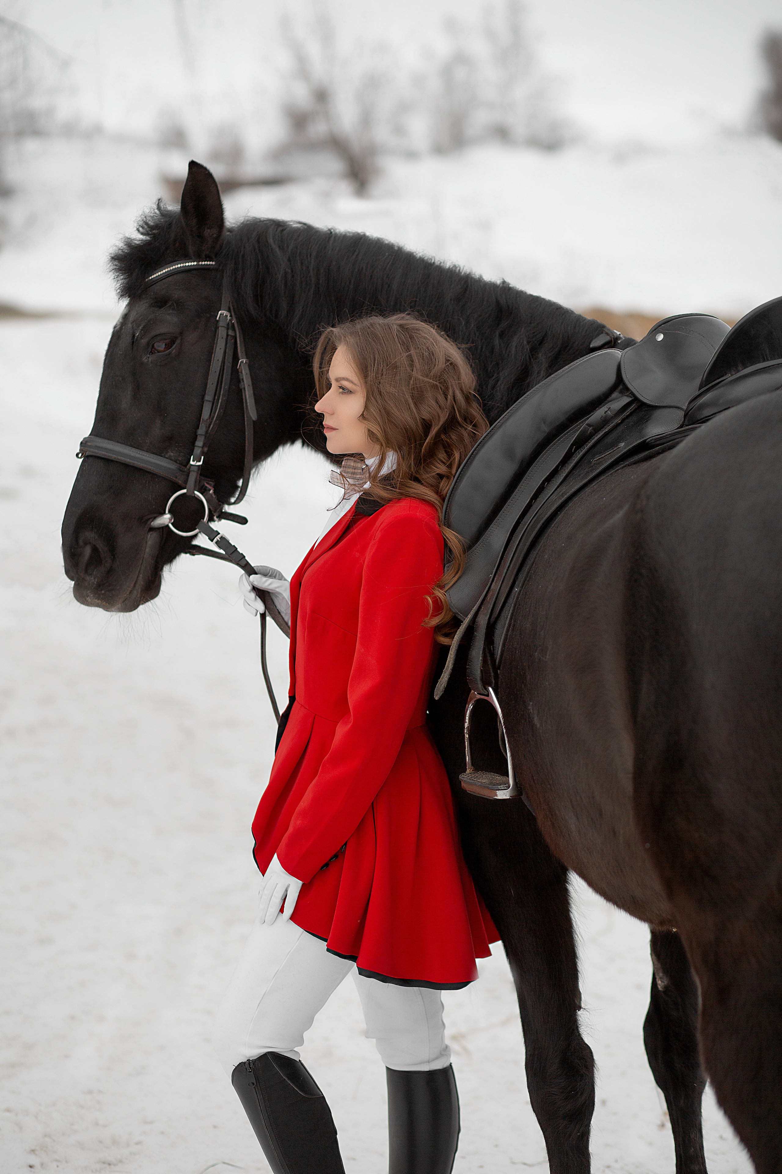 Татьяна и Жасмин. Фотосессия с лошадьми в Нижнем Новгороде