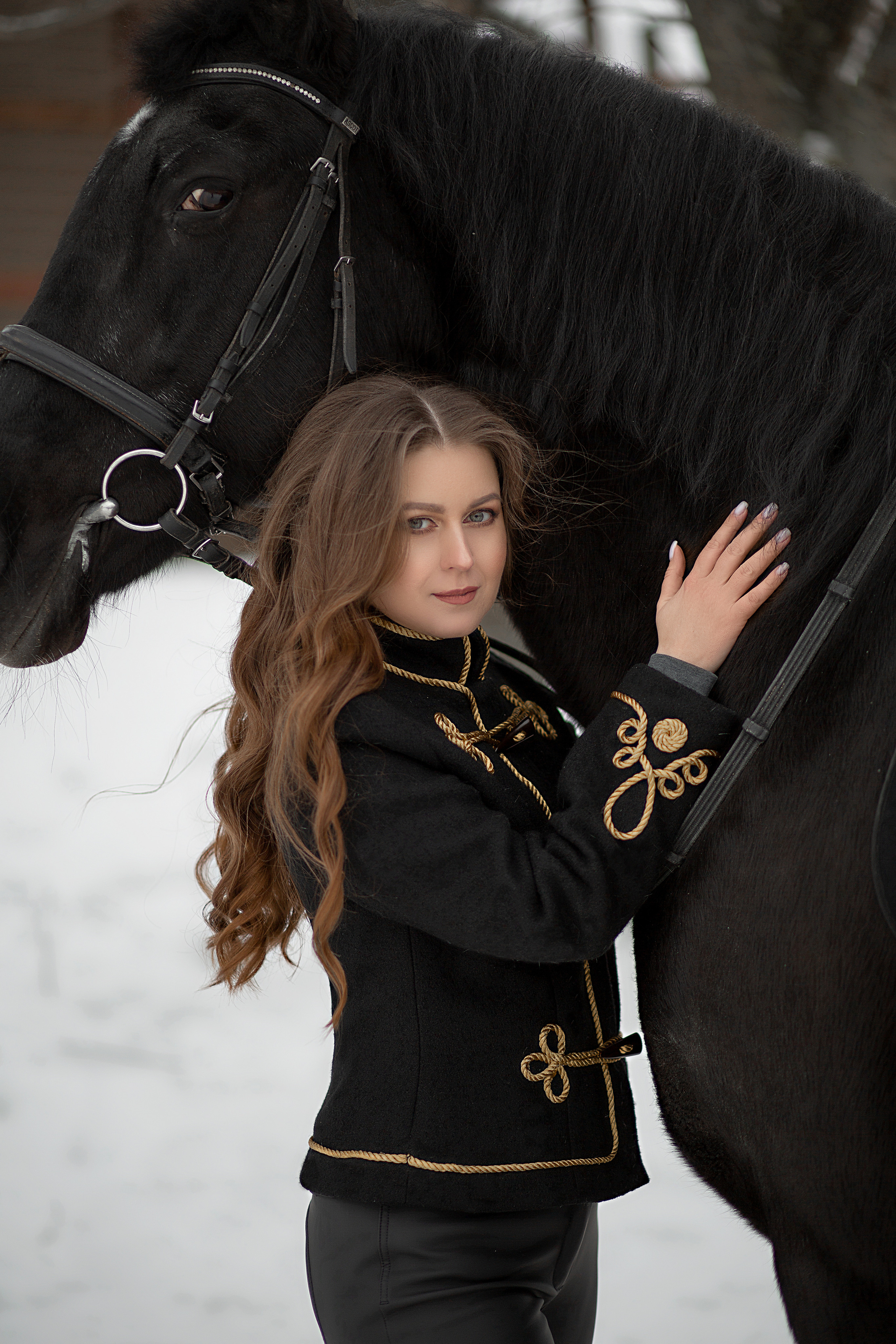 Татьяна и Жасмин. Фотосессия с лошадьми в Нижнем Новгороде