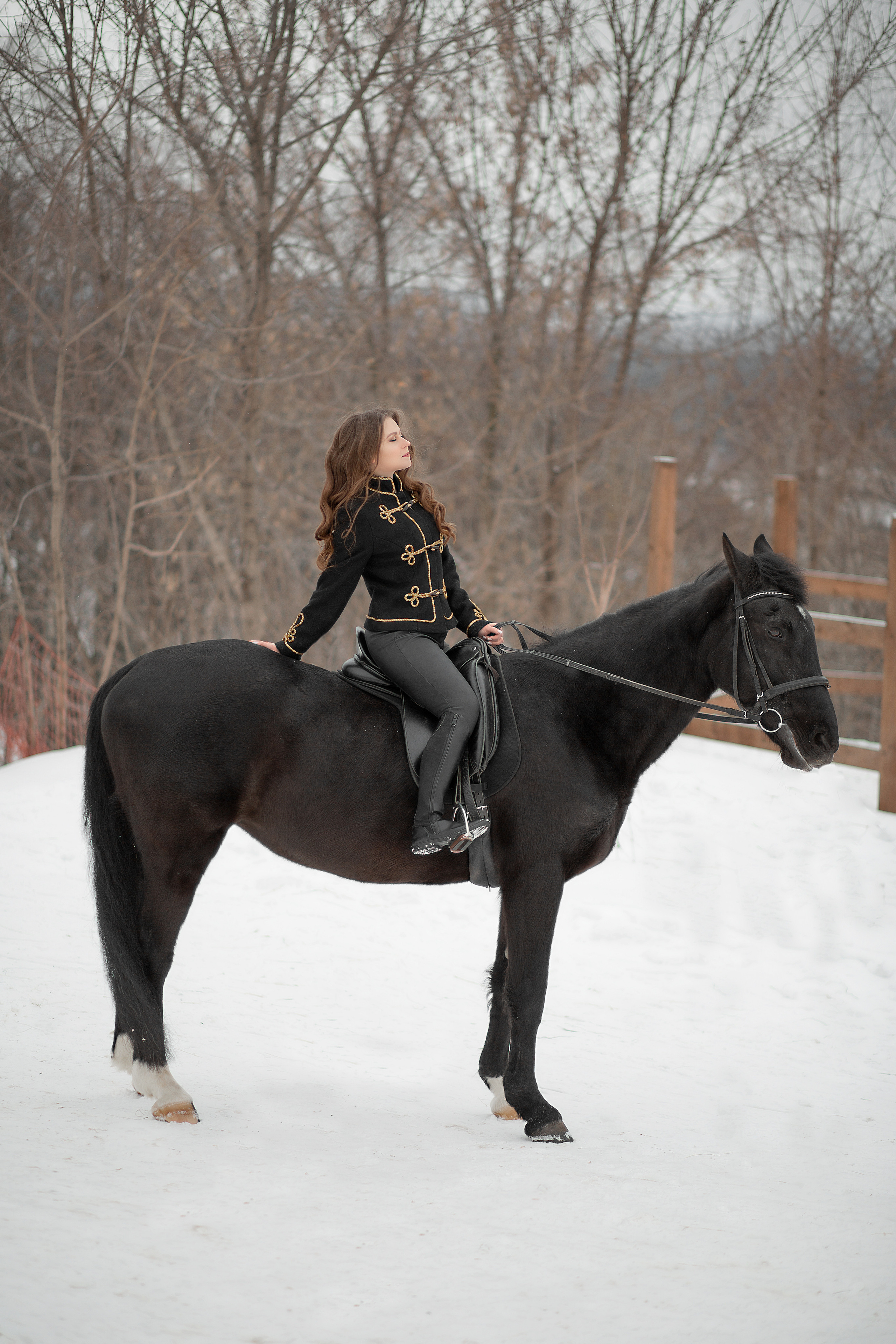 Татьяна и Жасмин. Фотосессия с лошадьми в Нижнем Новгороде