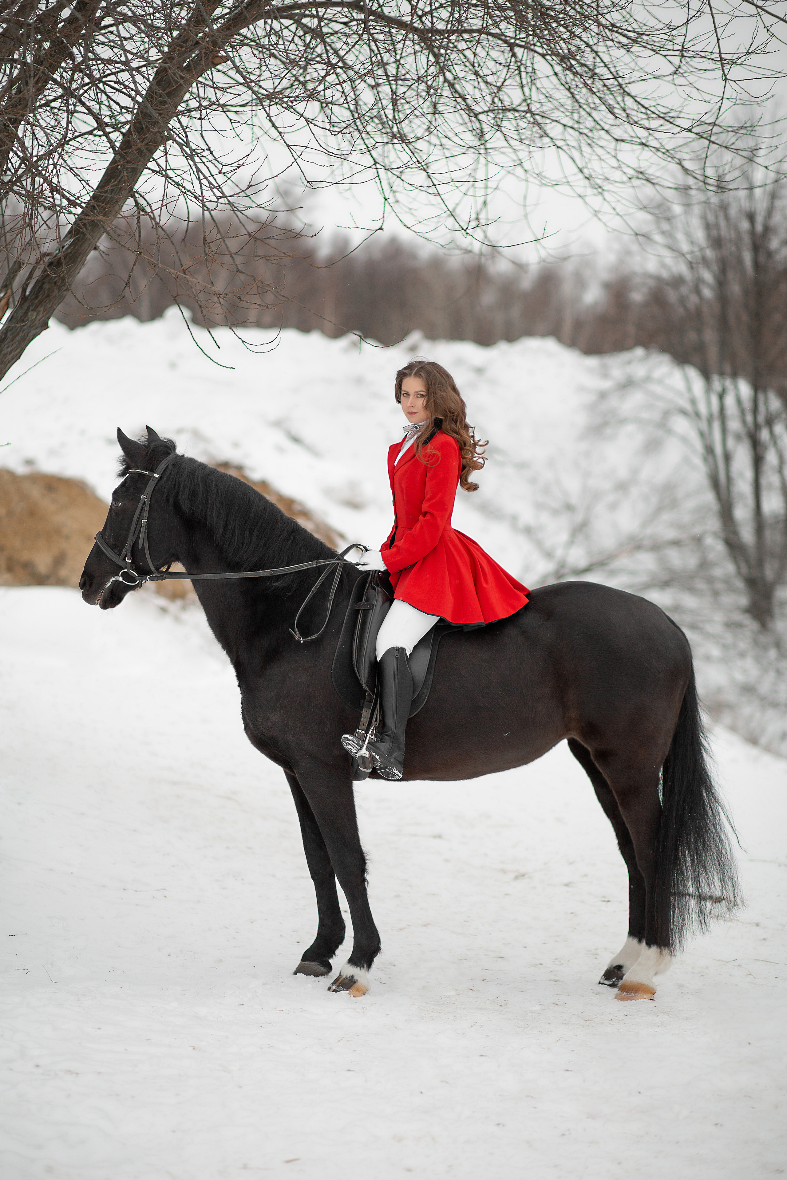 Татьяна и Жасмин. Фотосессия с лошадьми в Нижнем Новгороде