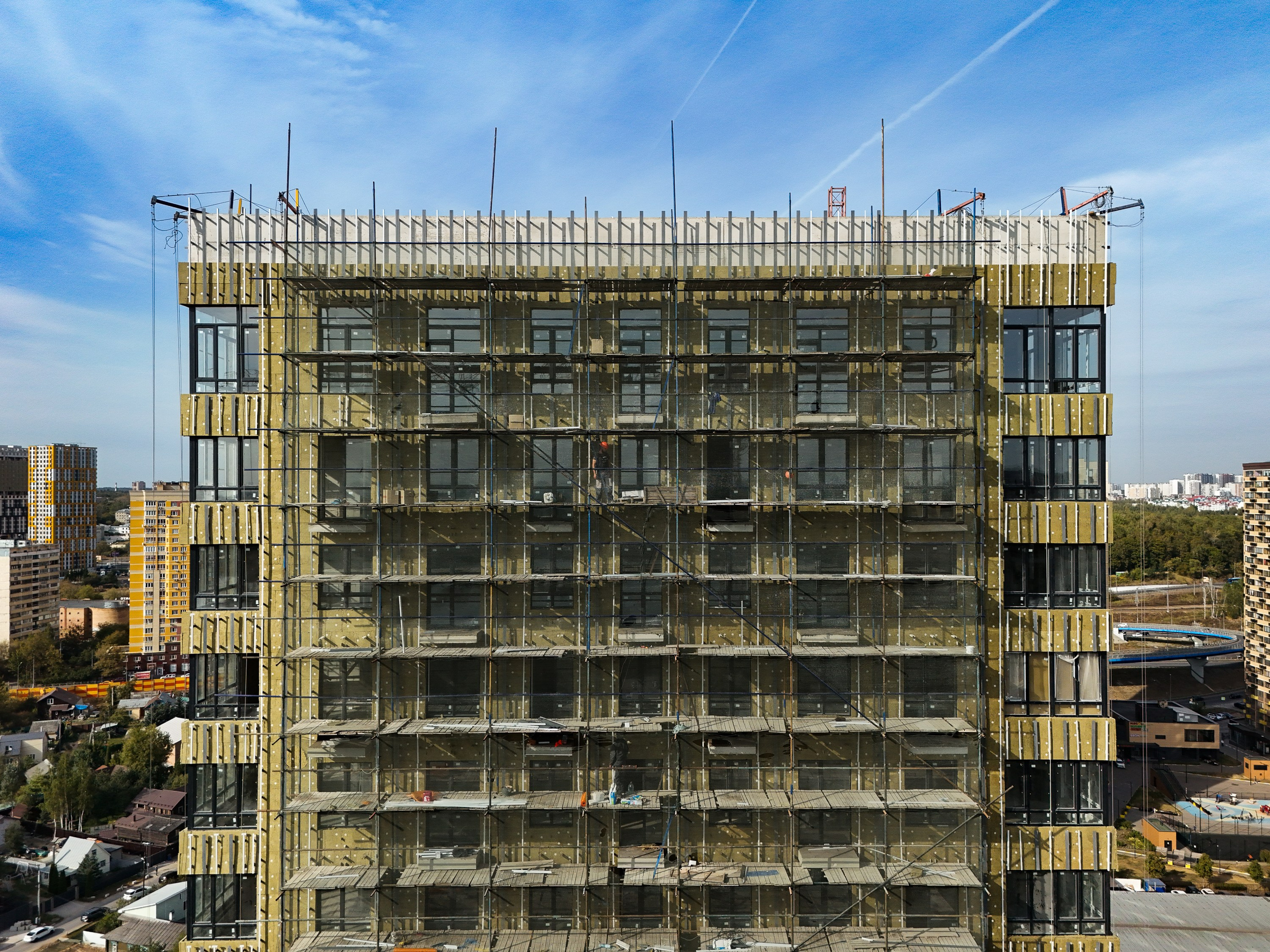 Архитектура и недвижимость. Ход строительства. Съемка с дрона. Профессиональное решение для частных лиц и бизнеса