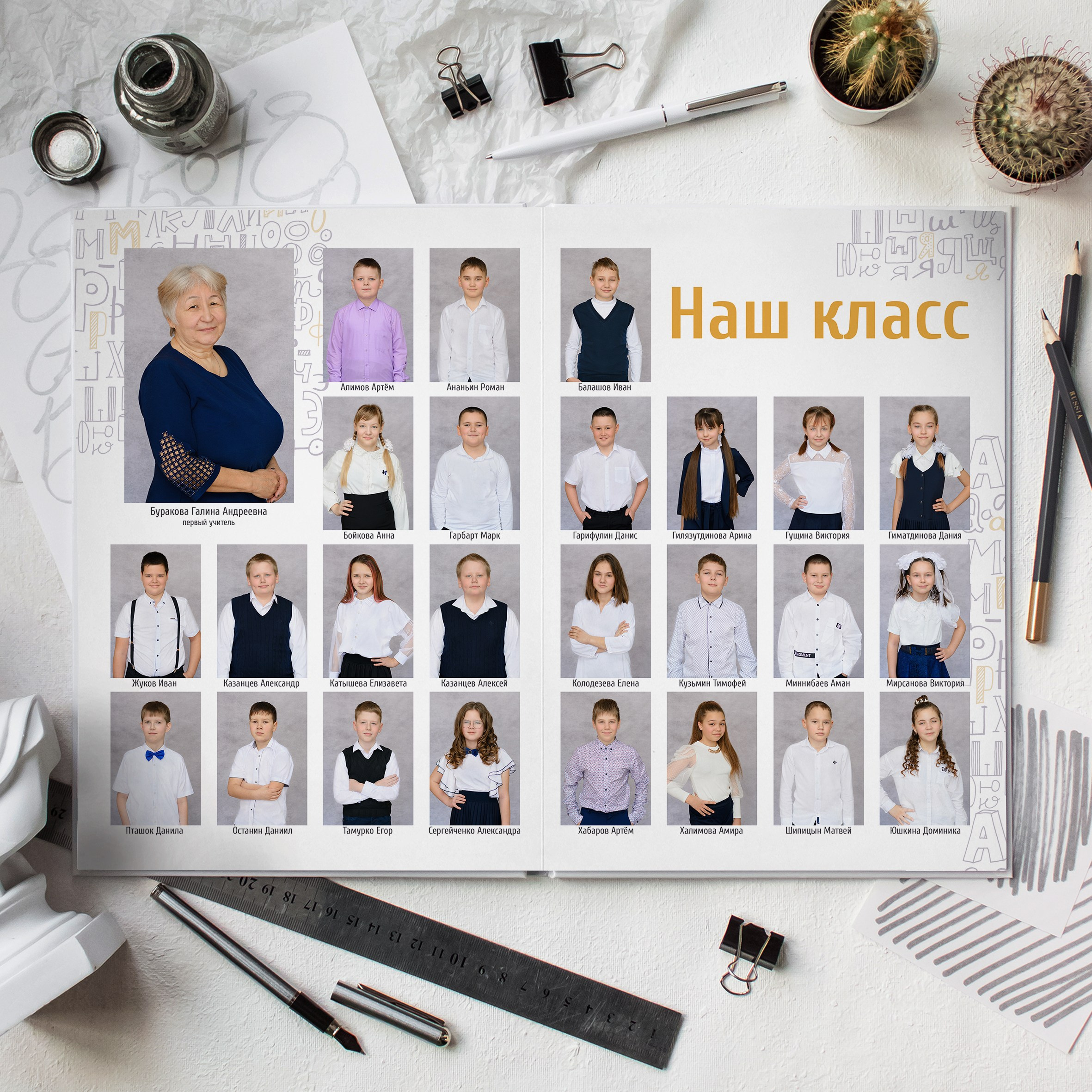 Фотопапка для 4 класса Юрга. Выпускные альбомы Юрга — Фотограф Светлана Тихонова
