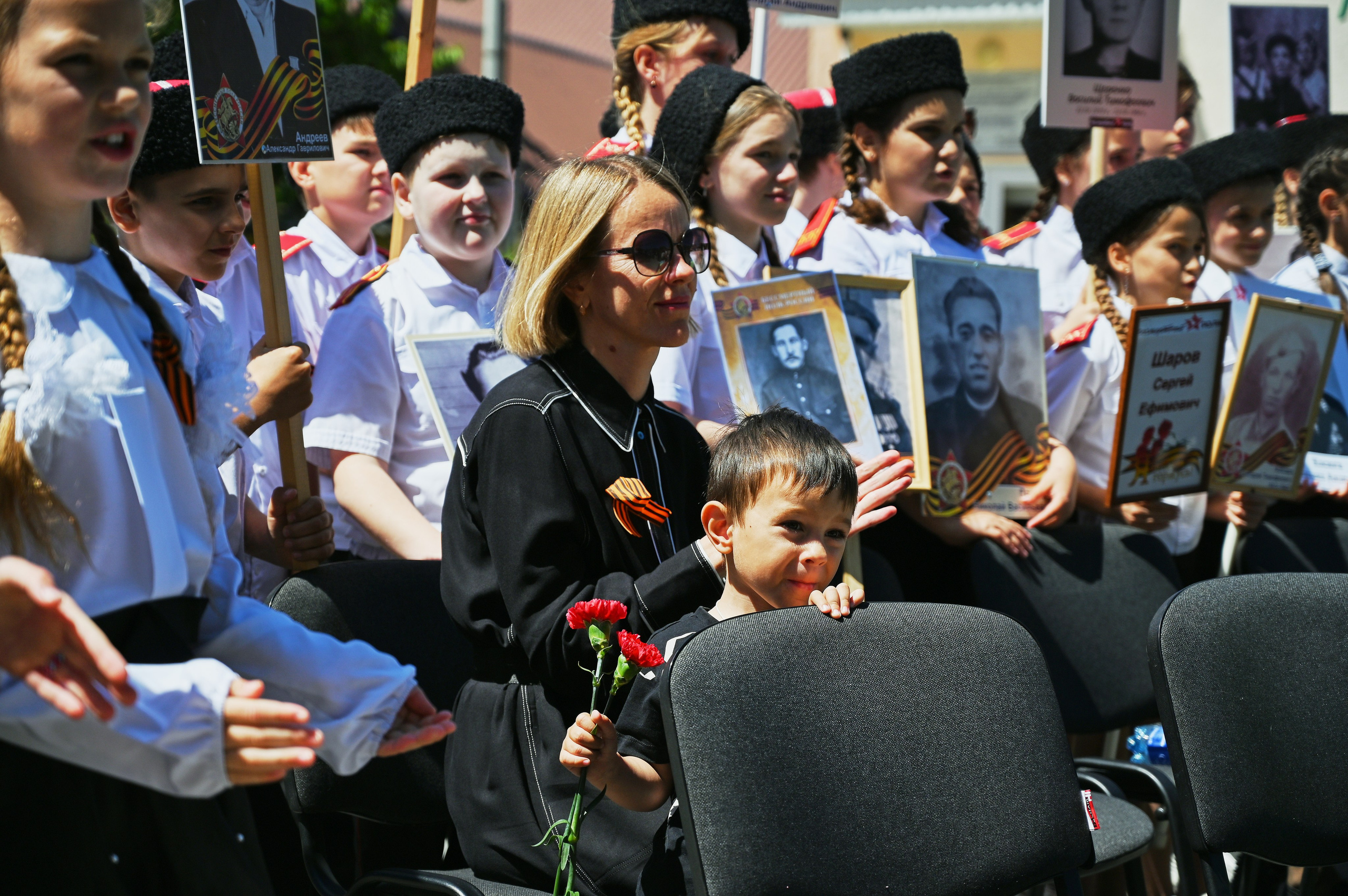 Митинг в с. Виноградное. Жизнь курорта Кабардинка в фотографиях