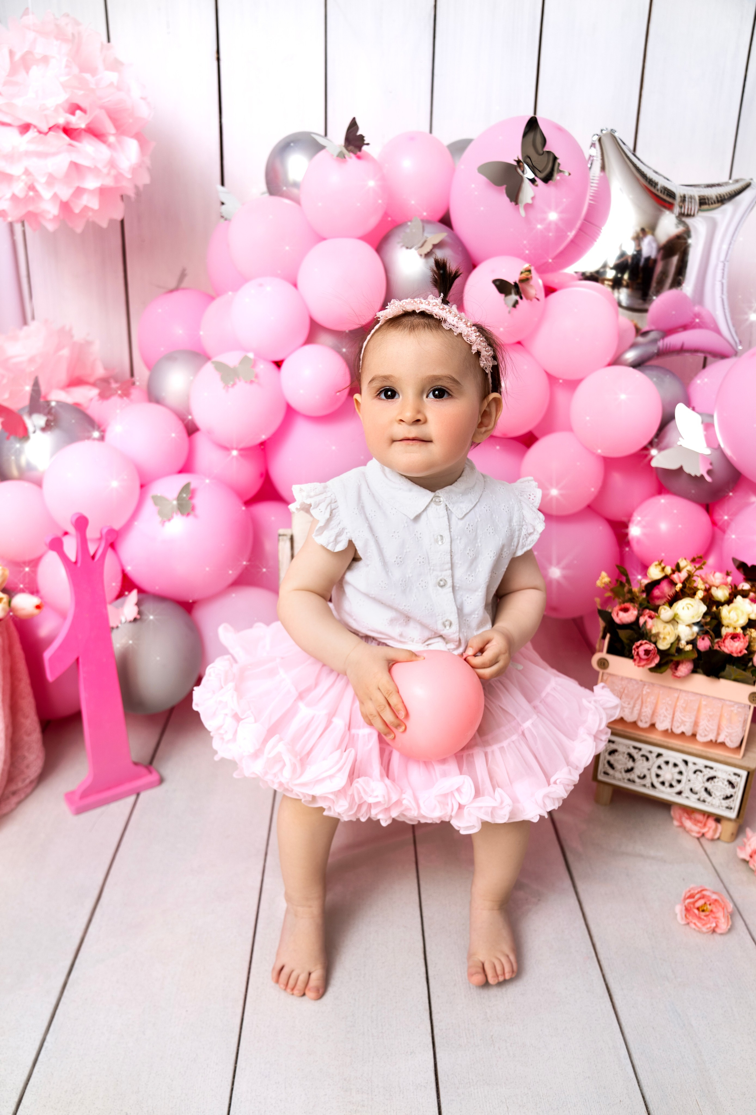 Фотосессия ГОДОВАСИЕ. Фотограф новорожденных, детей до года и беременных в Симферополе