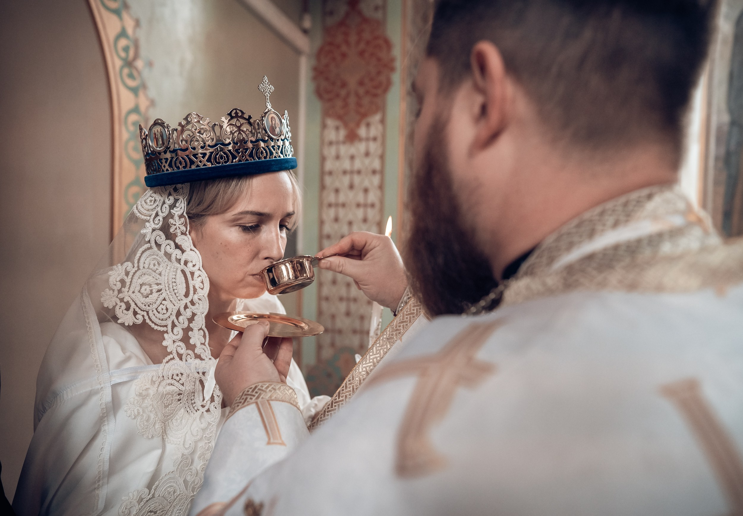 Венчание в храме ап.Андрея Первозванного Севастополь. Церковный фотограф Севастополь