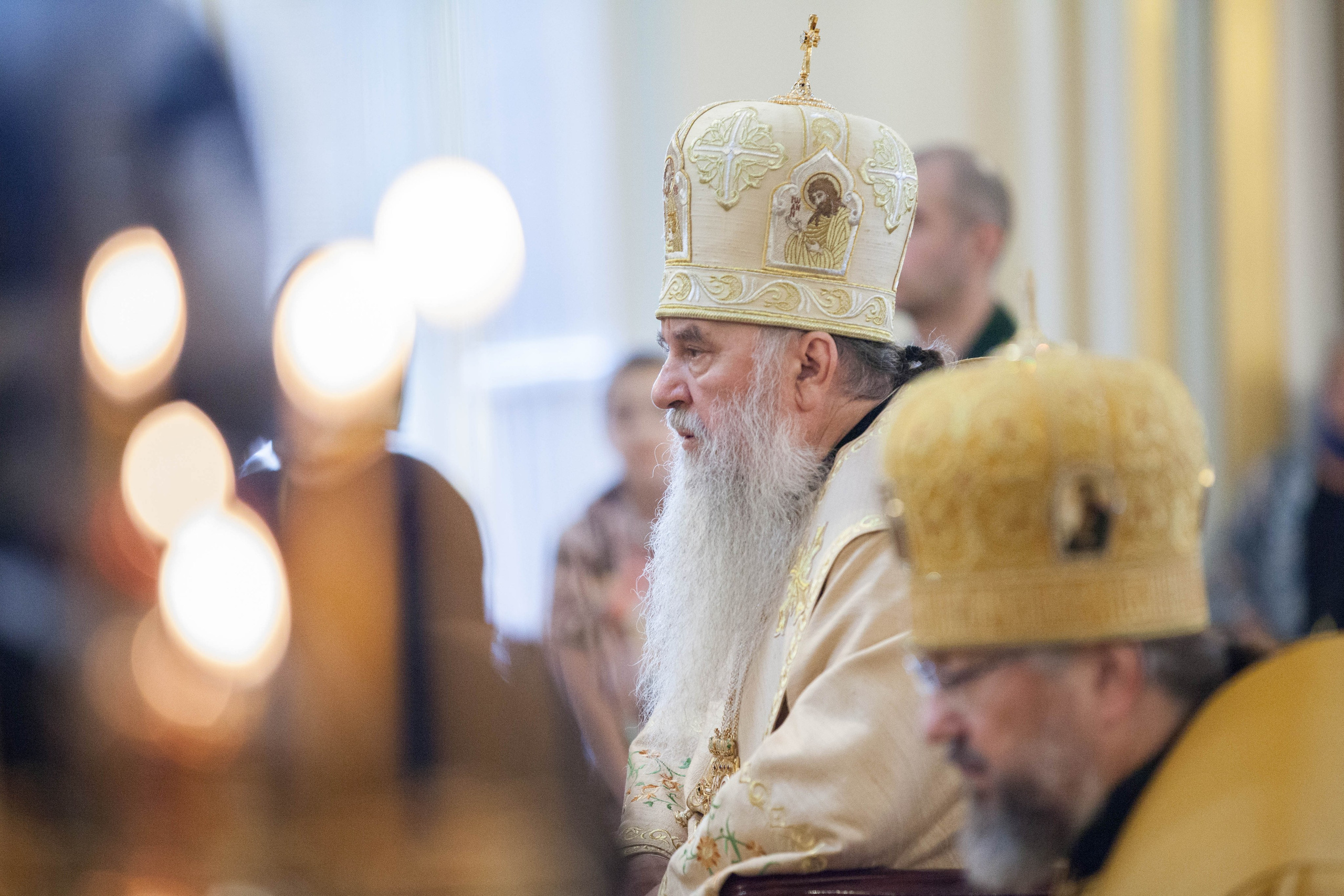 МИТРОПОЛИТ ВАРСОНОФИЙ СОВЕРШИЛ БОЖЕСТВЕННУЮ ЛИТУРГИЮ В НИКОЛО-БОГОЯВЛЕНСКОМ СОБОРЕ. НИКОЛО-БОГОЯВЛЕНСКИЙ МОРСКОЙ СОБОР