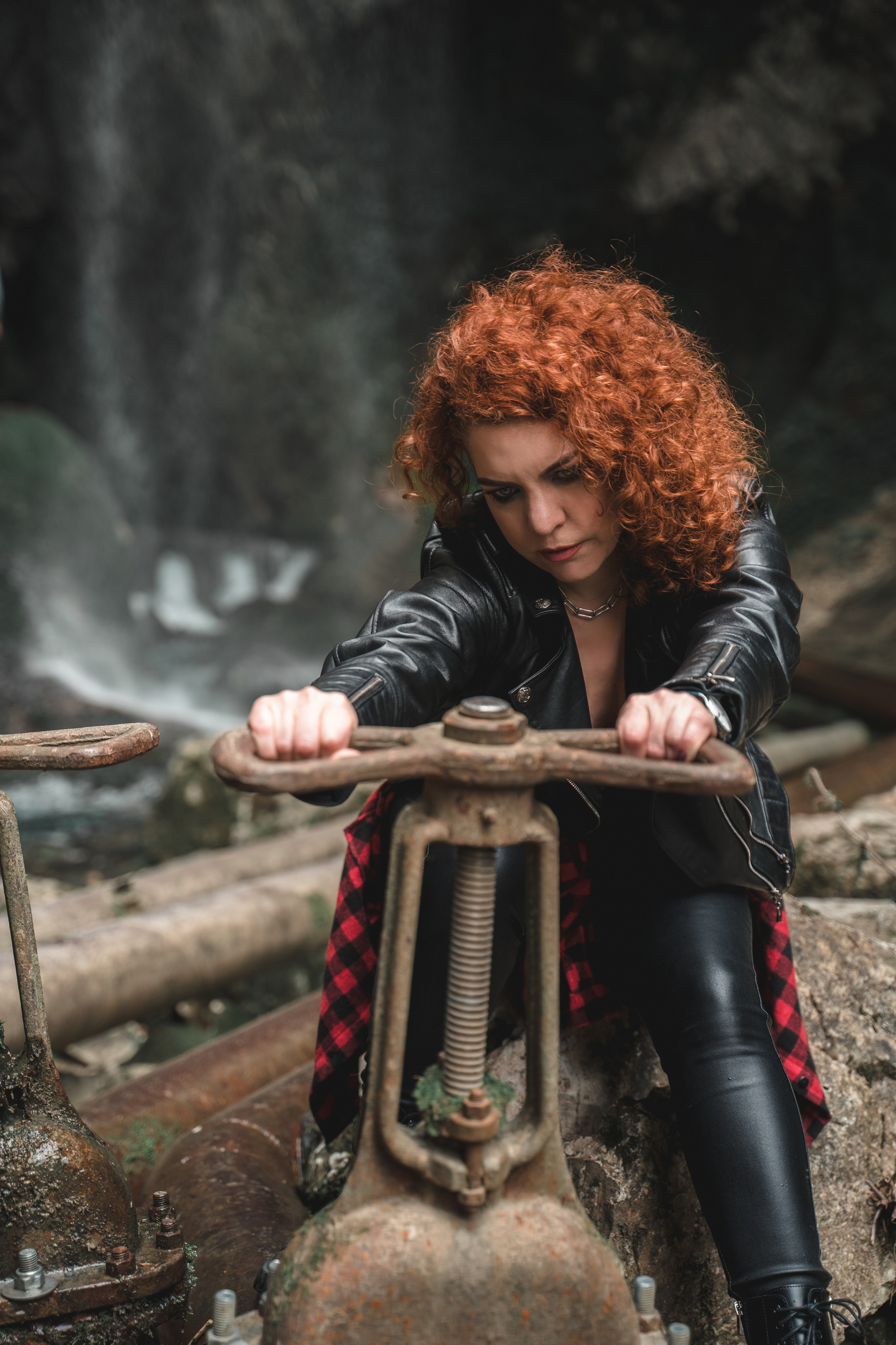 Waterfall keeper. Photographer Phuket