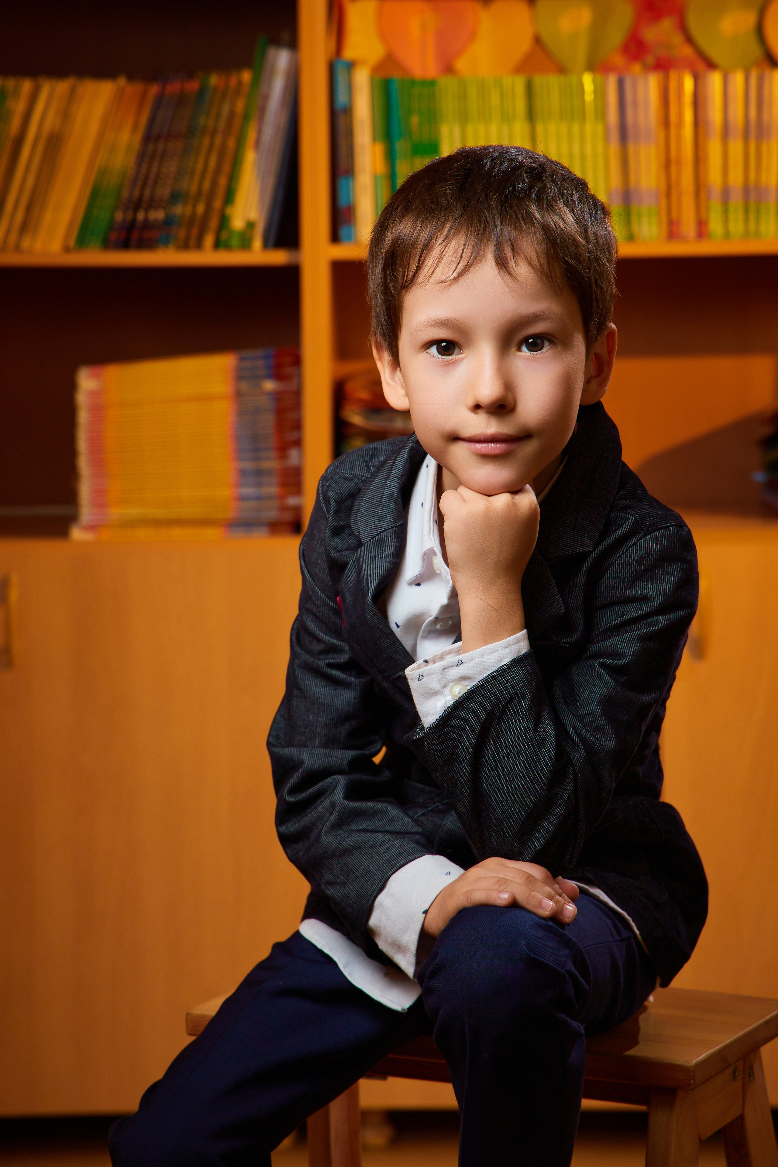 Общая фотография для начальной школы. Школьный фотограф, выпускные альбомы