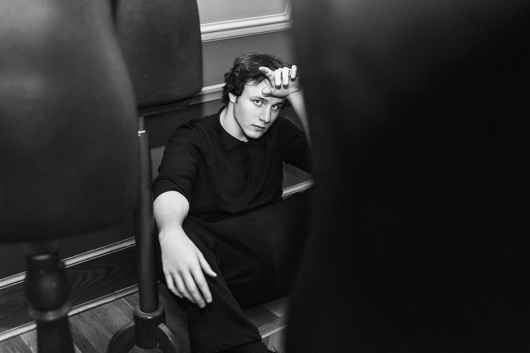 Черно-белый портрет Ильи