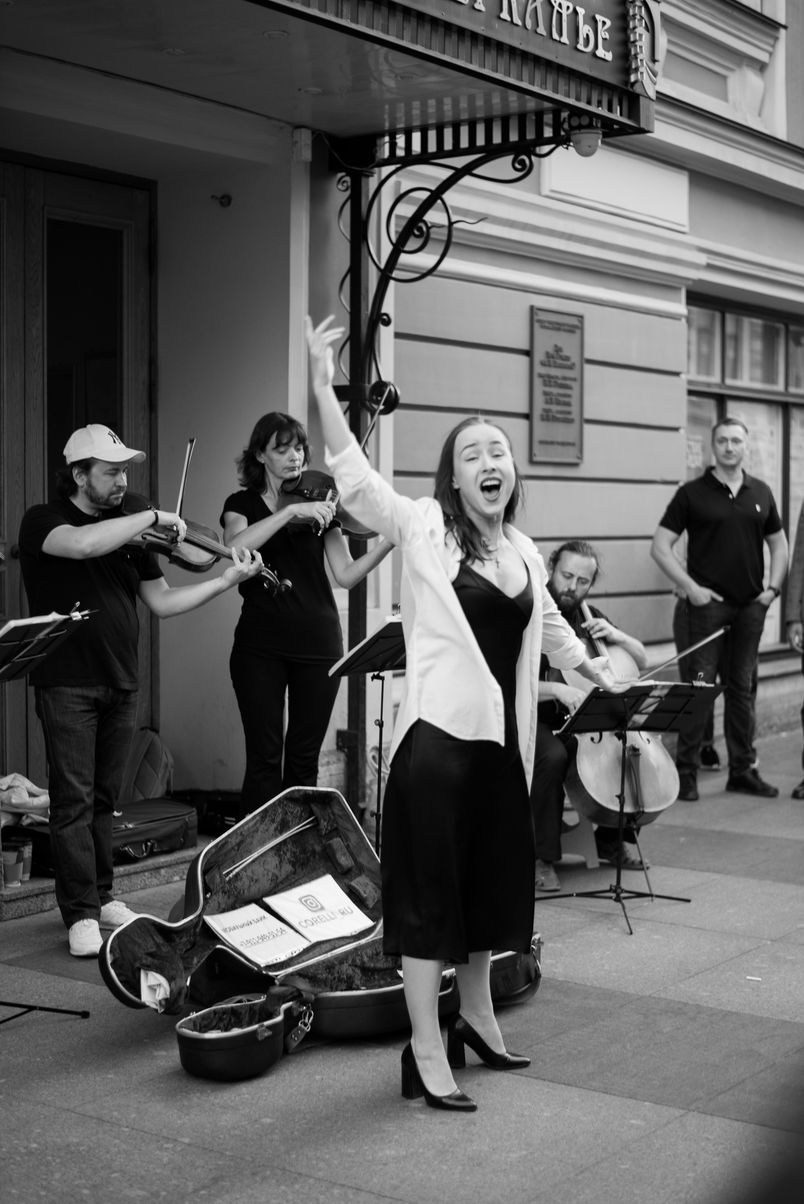 Сопрано Ирина Мулярчик в совместном концерте со струнным ансамблем Corelli String Group. Санкт-Петербург