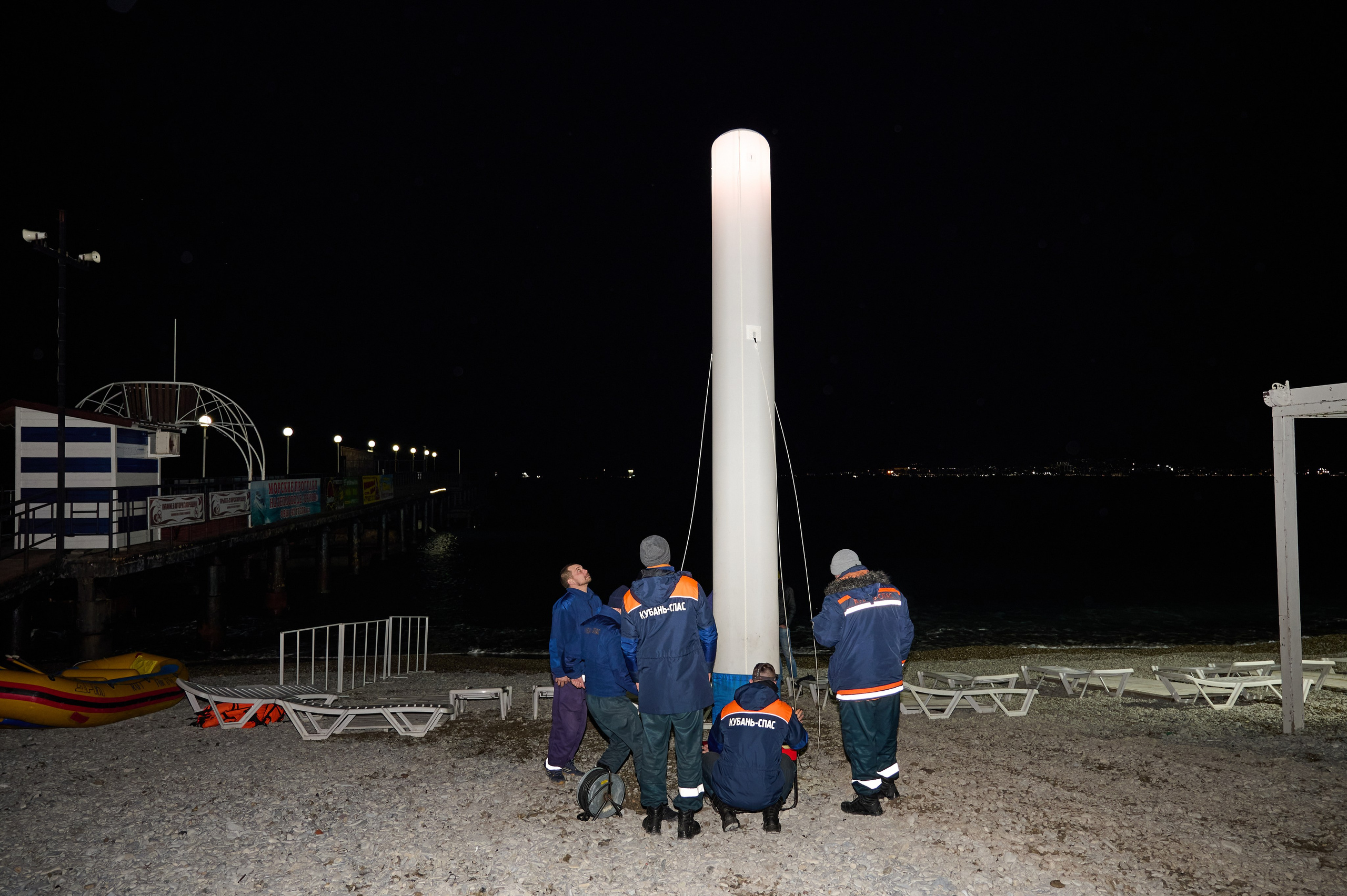 Крещенские купания. Жизнь курорта Кабардинка в фотографиях