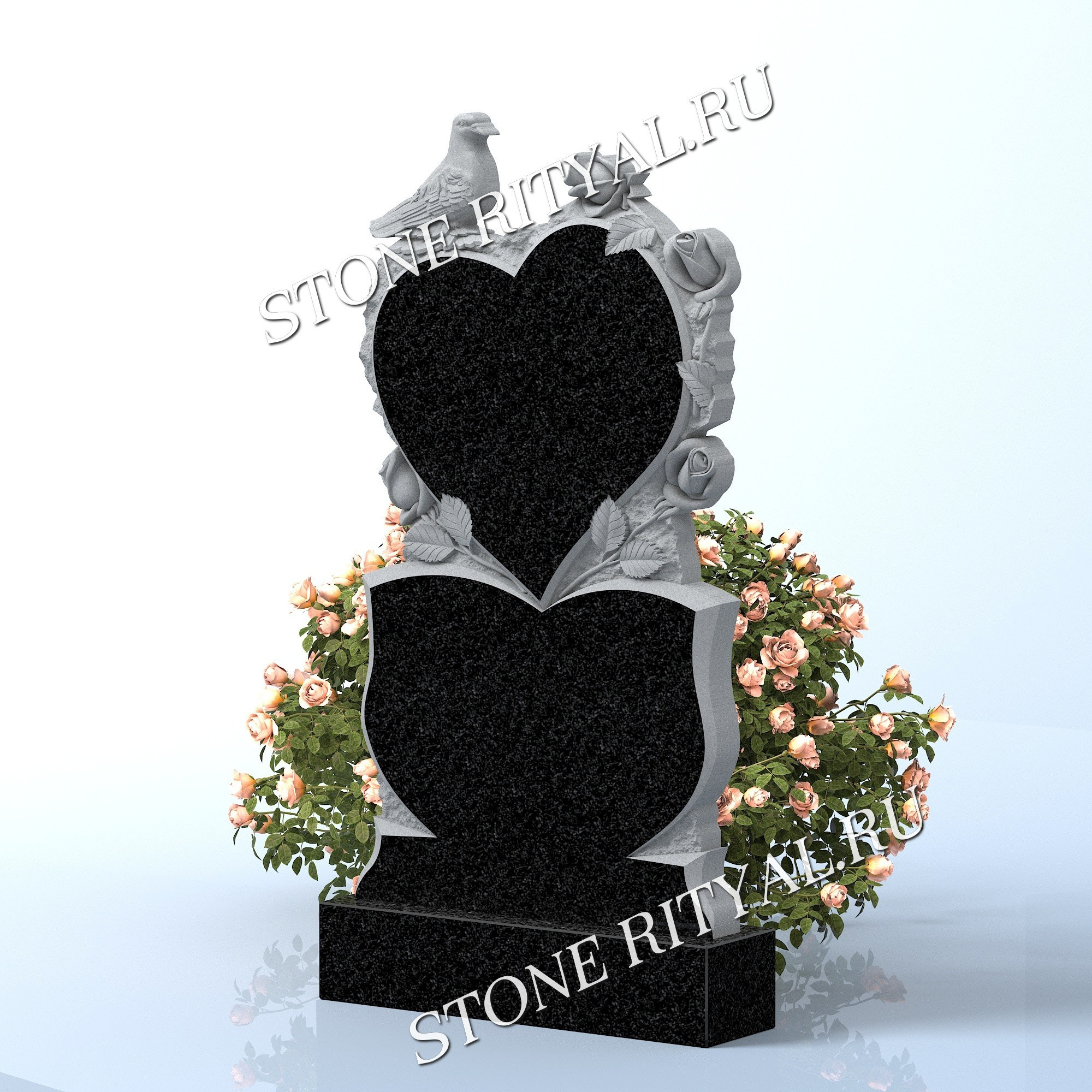 Вертикальные памятники фигурные. Изготовление и установка памятников в Москве и МО