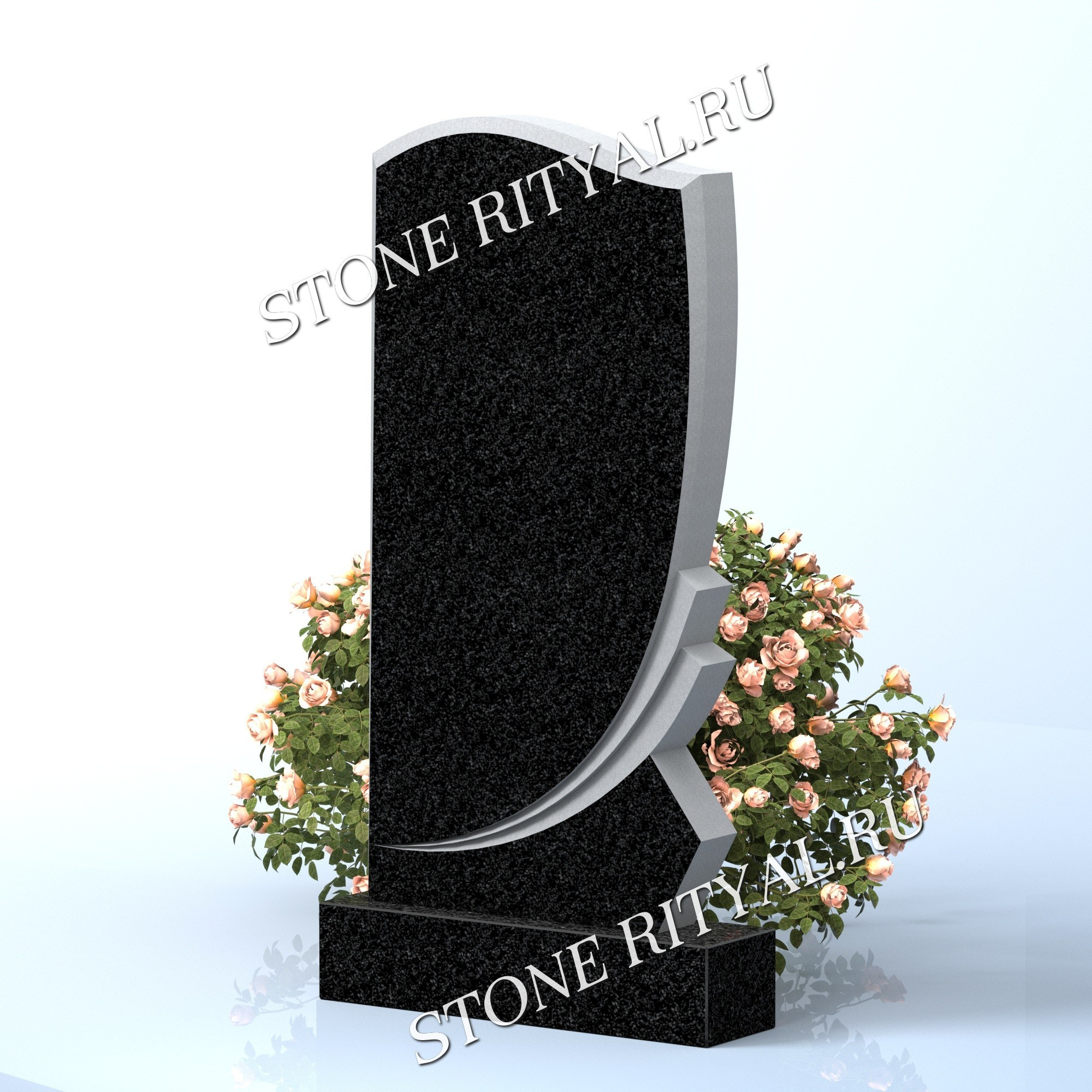 Вертикальные памятники прямые. Изготовление и установка памятников в Москве и МО