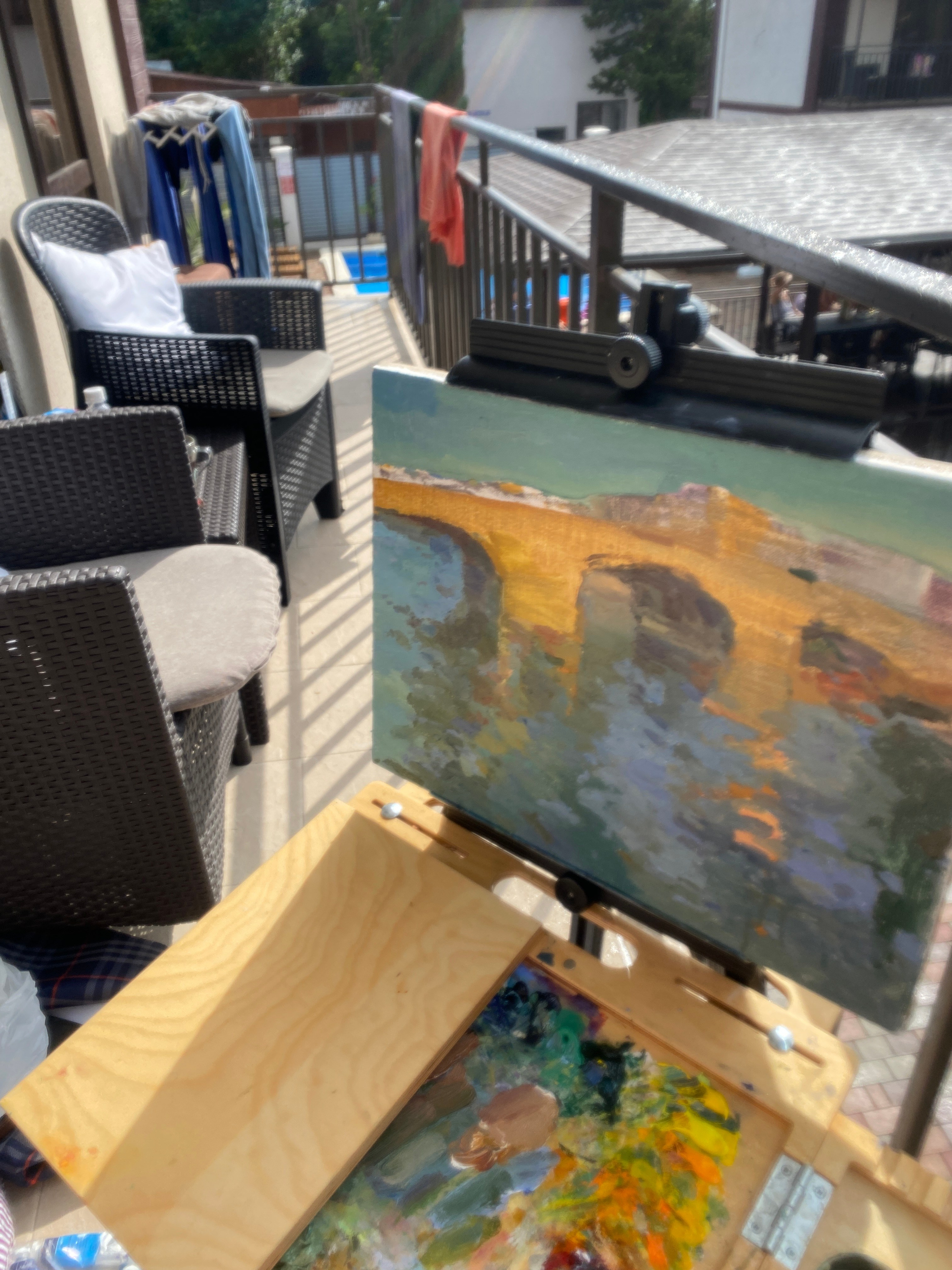 Работа. Живописец Ирина Пинская