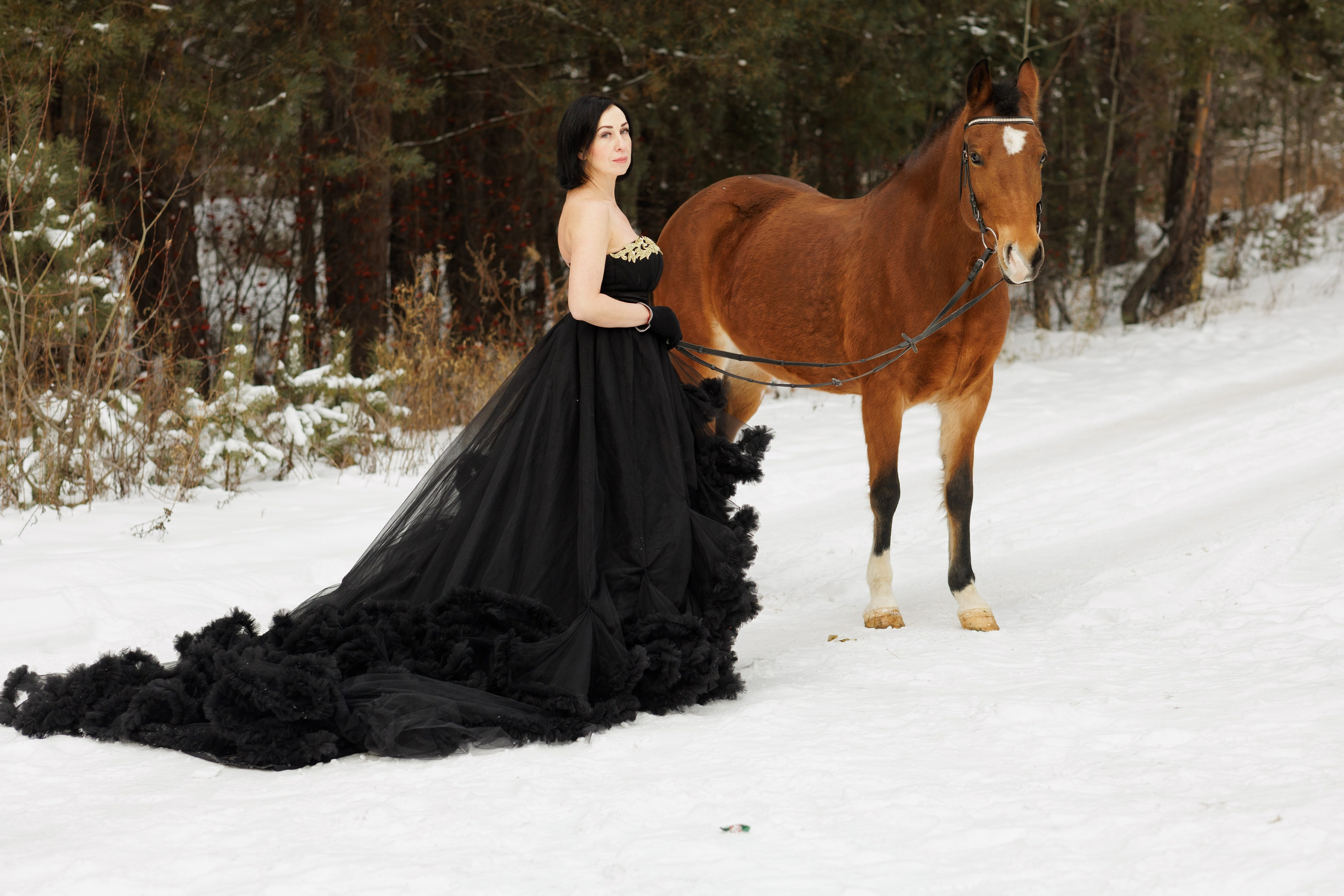 Фотосессия в зимнем лесу. Фотограф Ерохина Светлана — фотосессии в Екатеринбурге