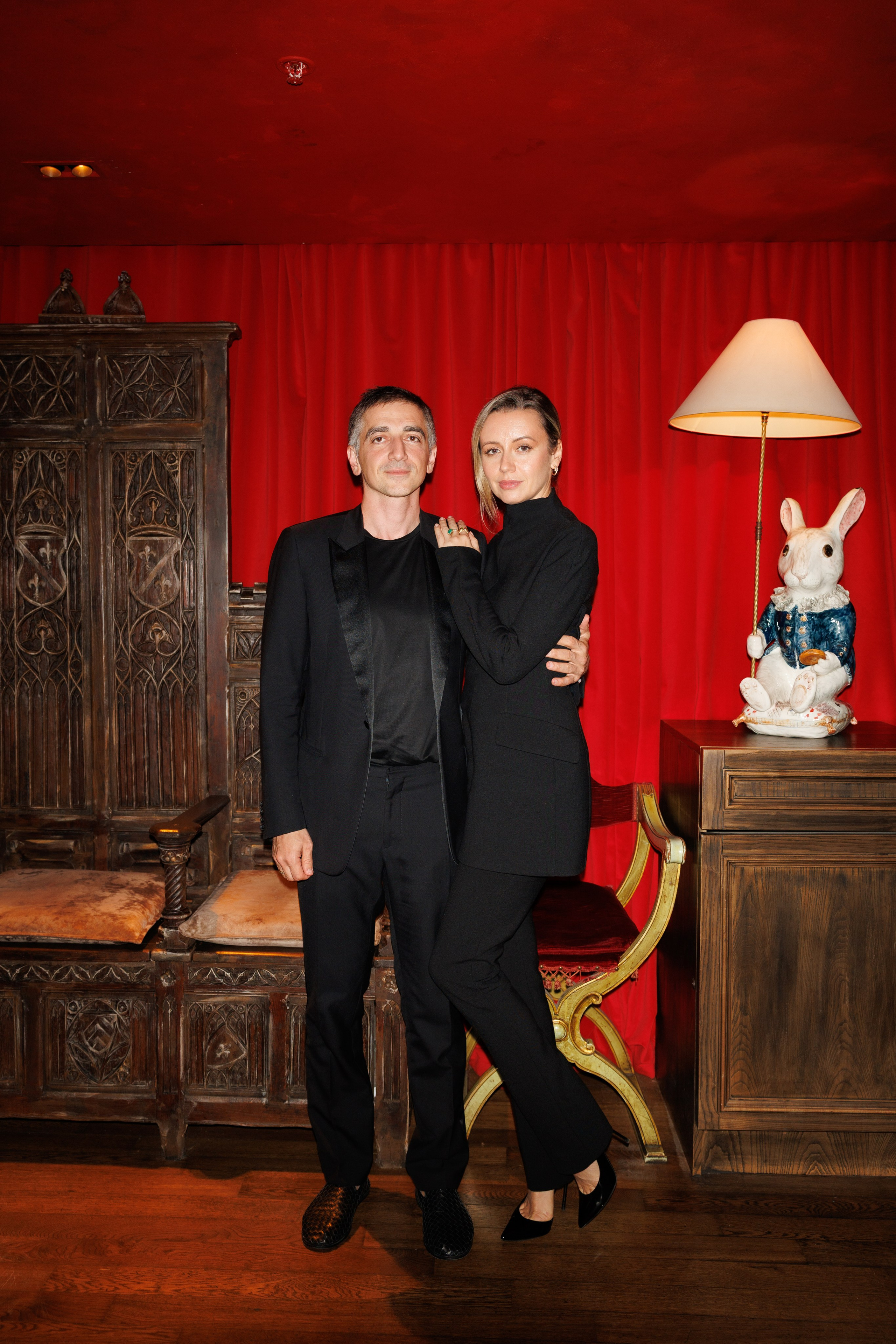 Мурад и Наталия Османн на Дне Рождения ресторана «White Rabbit» Белый Кролик