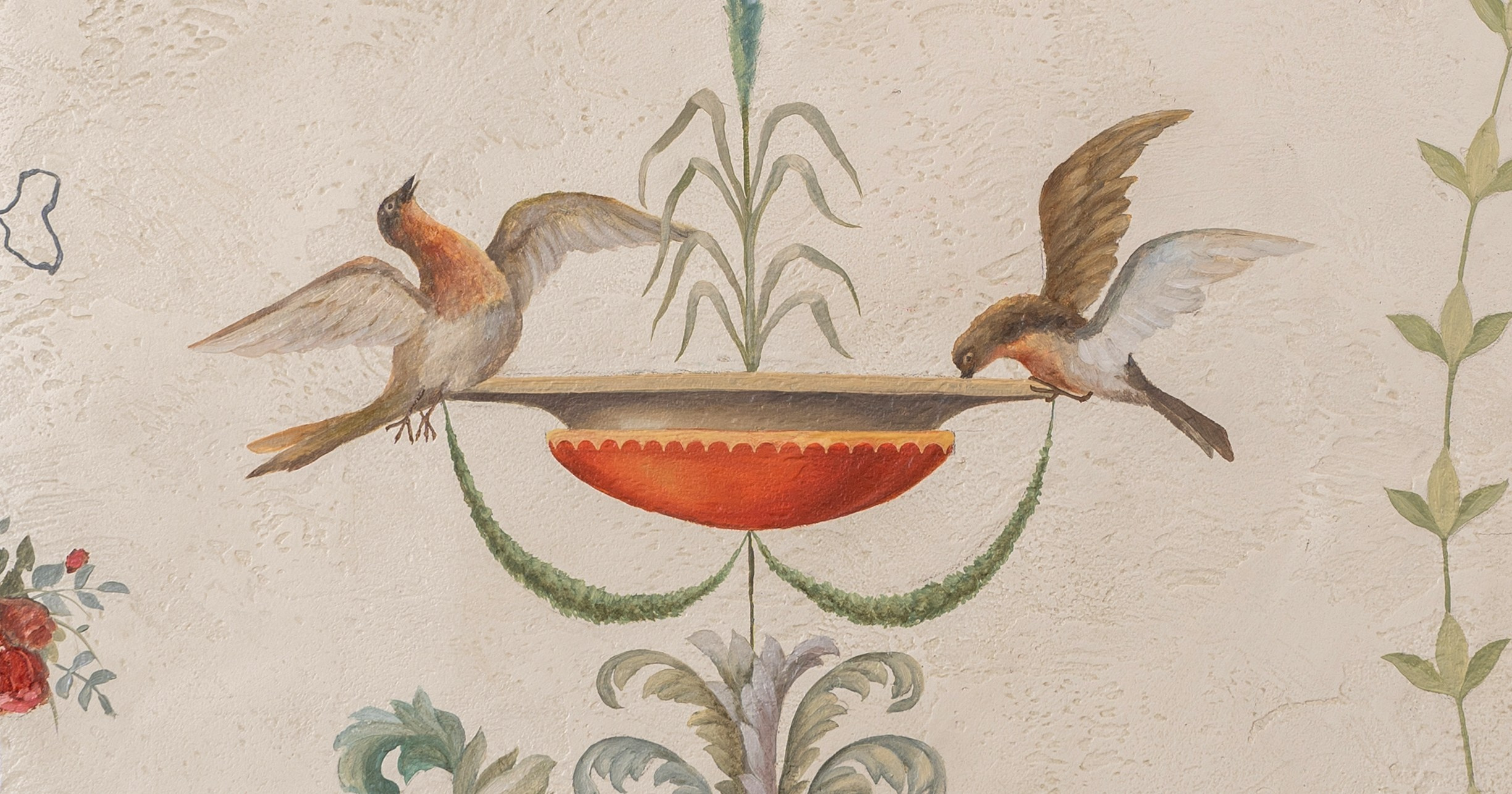 Птицы в настенной живописи