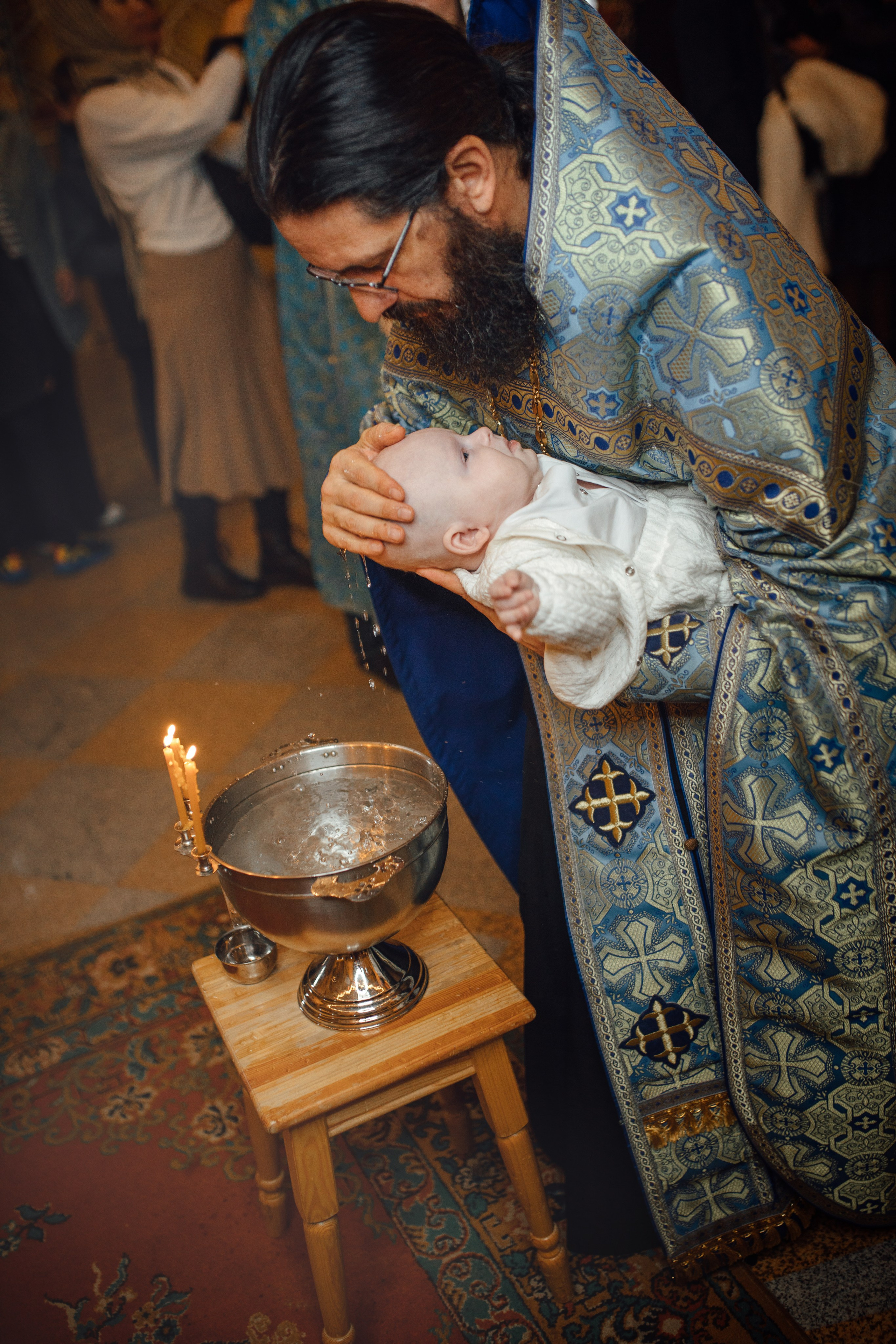 Таинство крещения Ярослава, храм Рождества Христова, Стиклево