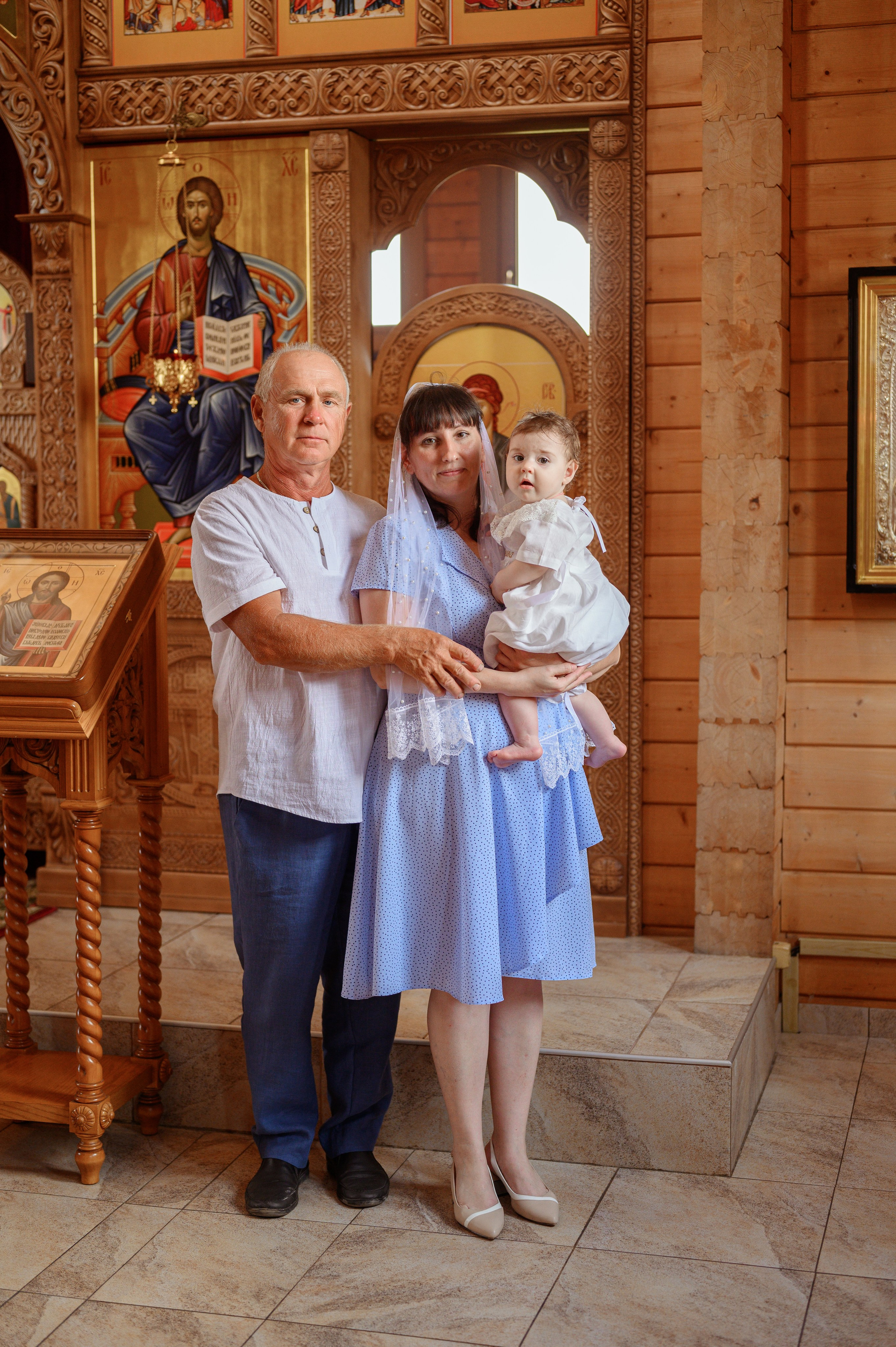 Крещение Мирочки и Дамирчика. Детский и семейный фотограф Ирина Гладких