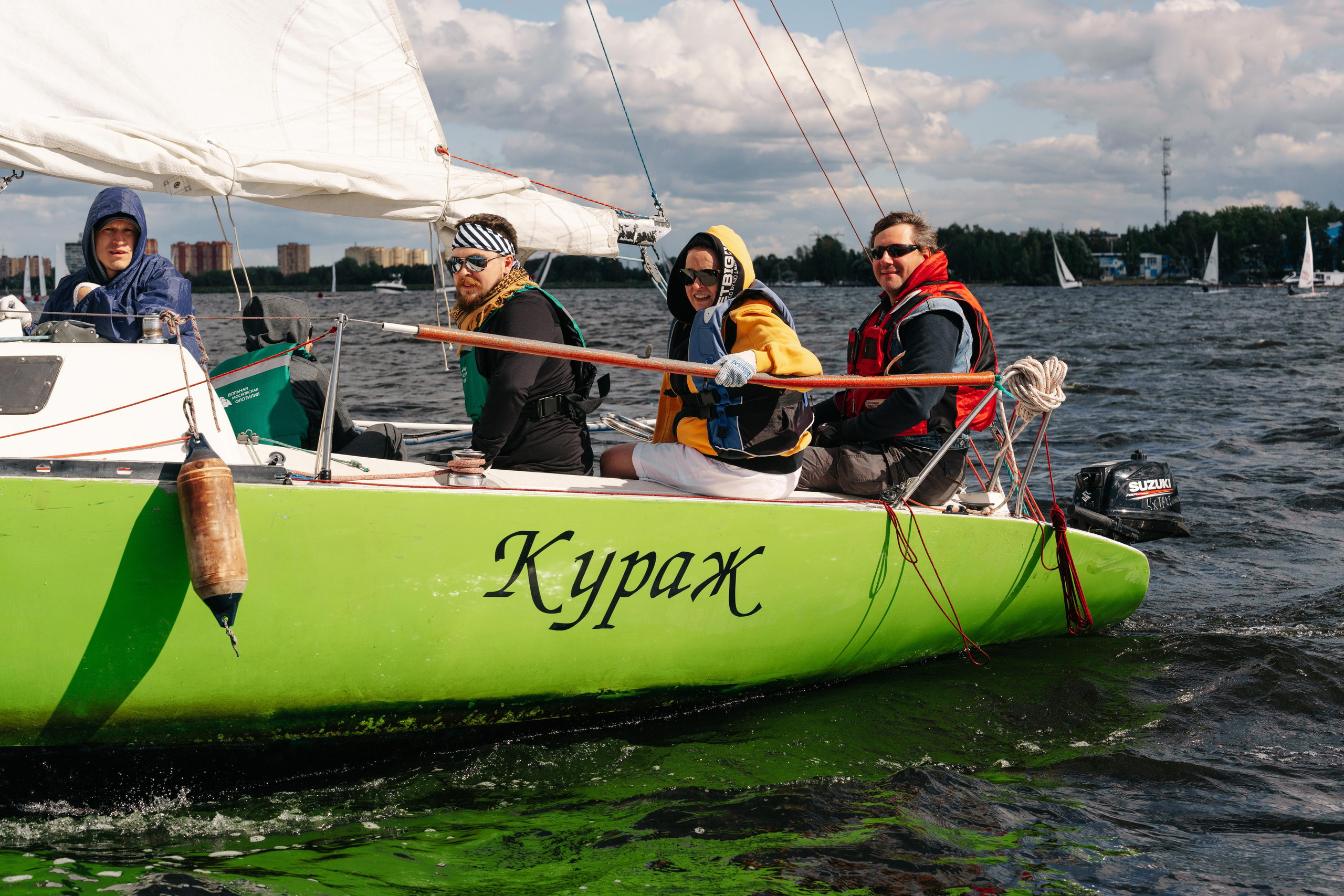 Фотосессия на Пироговском водохранилище, фотограф на регату