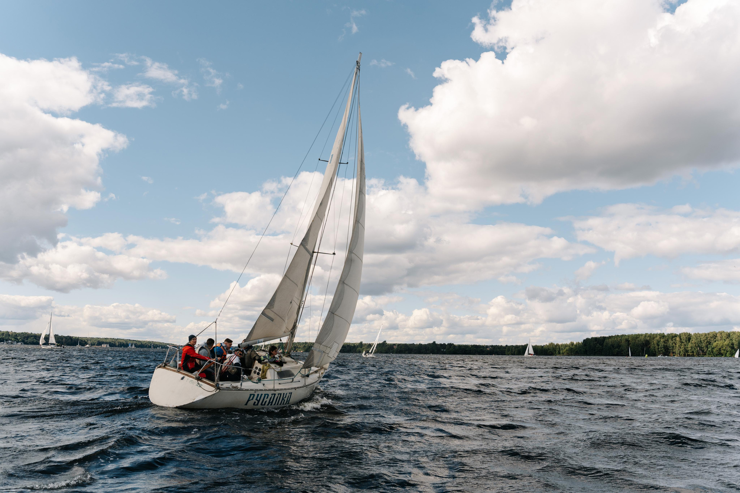 Фотосессия на Пироговском водохранилище, фотограф на регату
