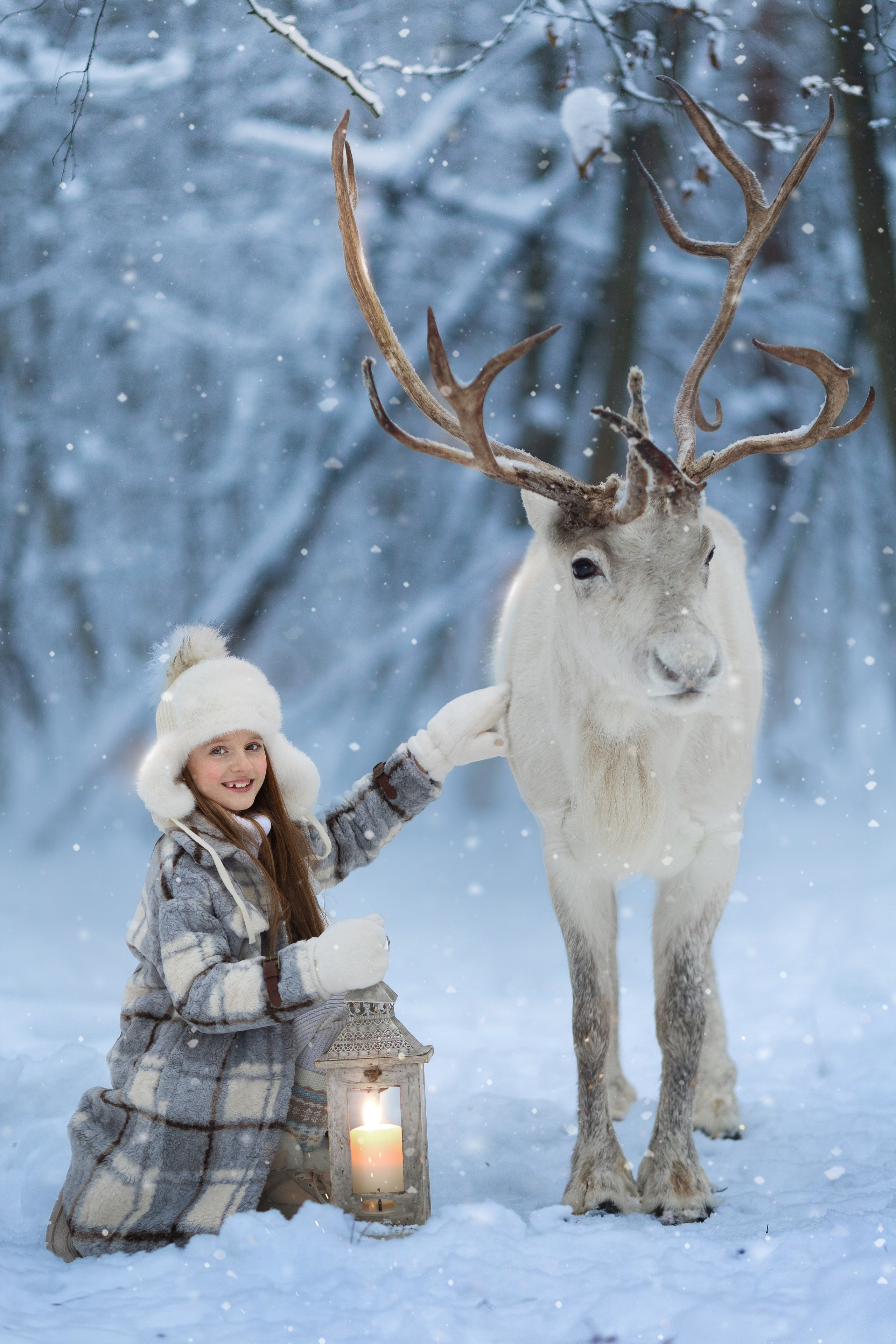 Фотосессия с оленями. Фотограф Лия Милк | Москва, Подмосковье