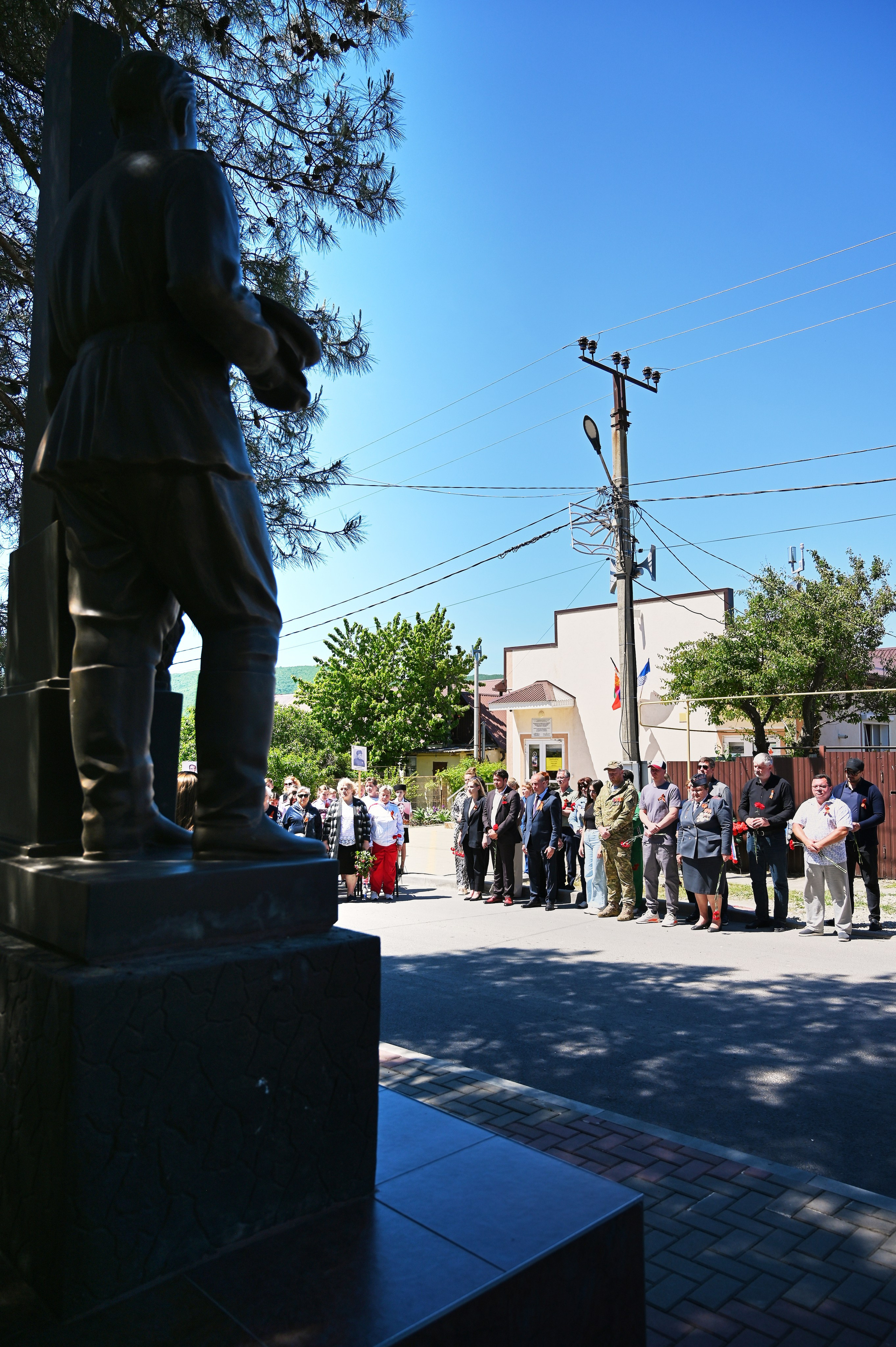 Митинг в с. Виноградное. Жизнь курорта Кабардинка в фотографиях